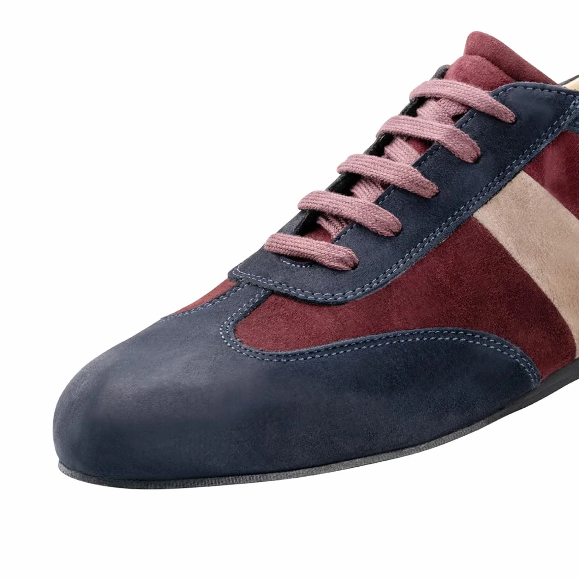 Werner Kern Męskie buty tanzsneaker/do tańca 28061, Niebieski/beżowy/czerwony, 41 EU