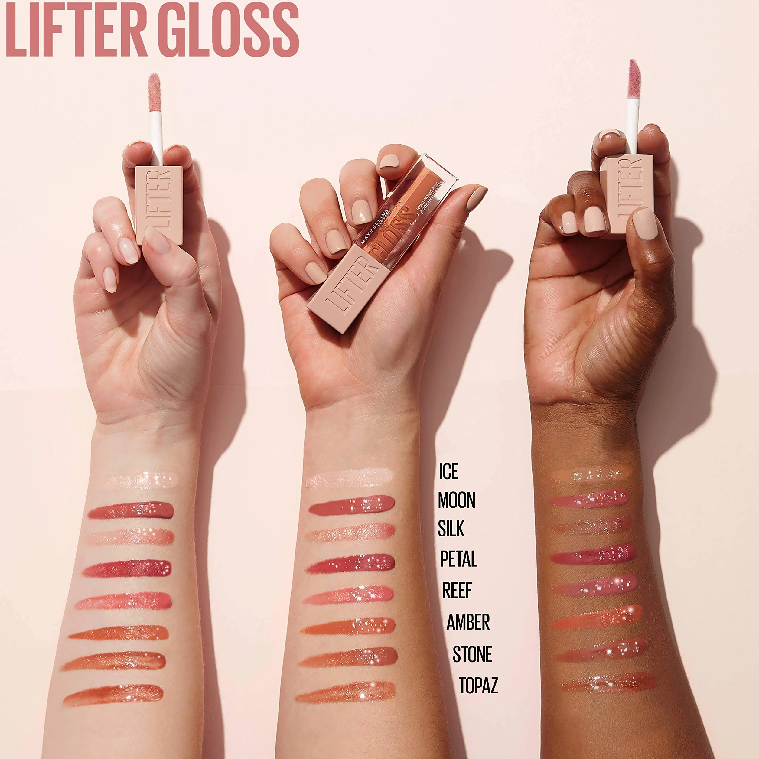 Maybelline New York Lifter Gloss 003 Moon, Błyszczyk do Ust, 5ml