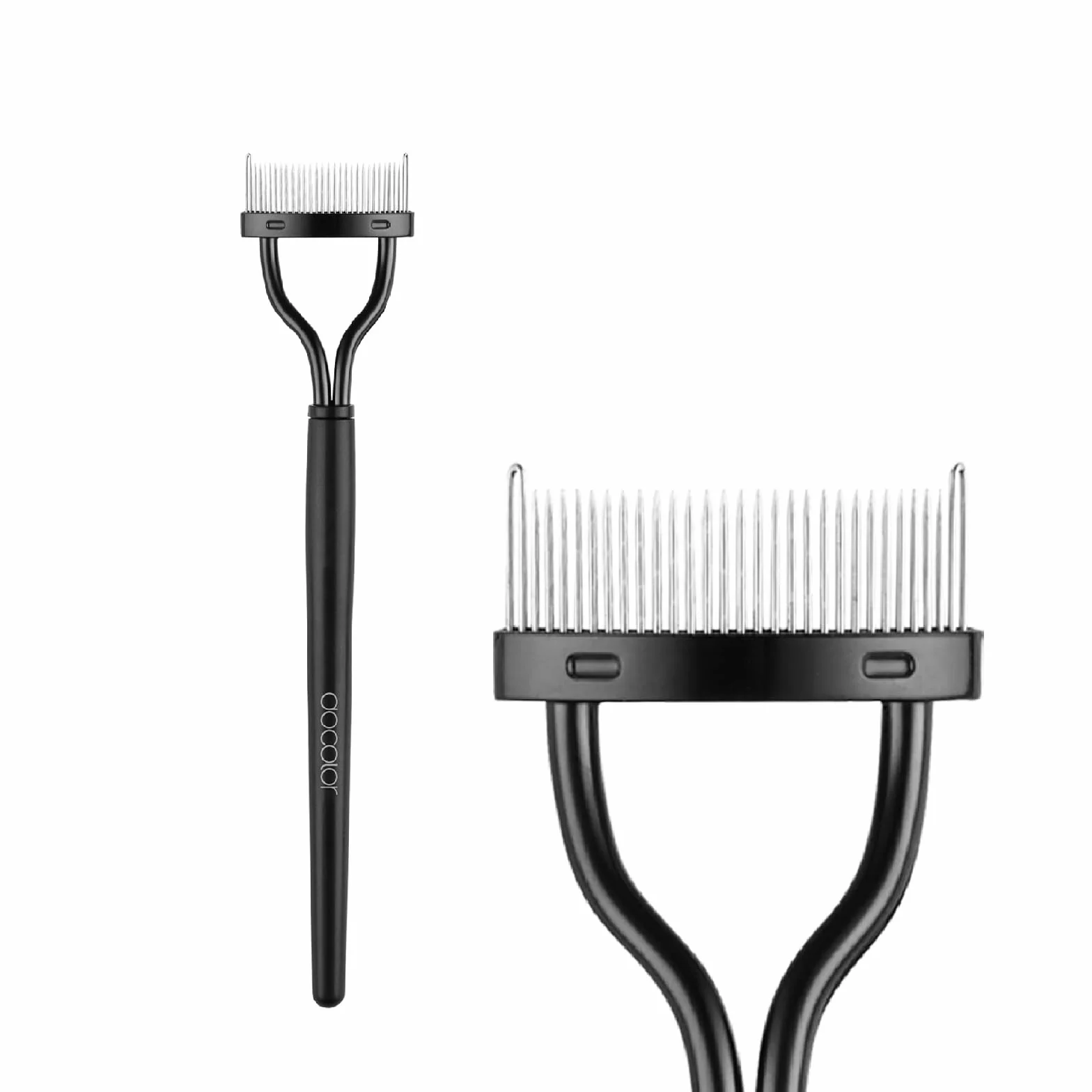 Wałki do włosów grzebień do rzęs, Docolor Make-up Mascara aplikator do brwi szczotka do pielęgnacji brwi narzędzie
