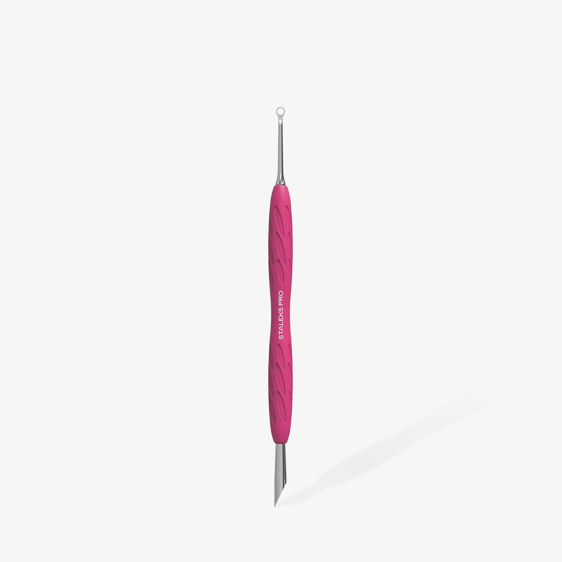 STALEKS PRO by Natury Nails Popychacz do skórek z silikonowym uchwytem Gummy, stal nierdzewna. UNIQ 11/2