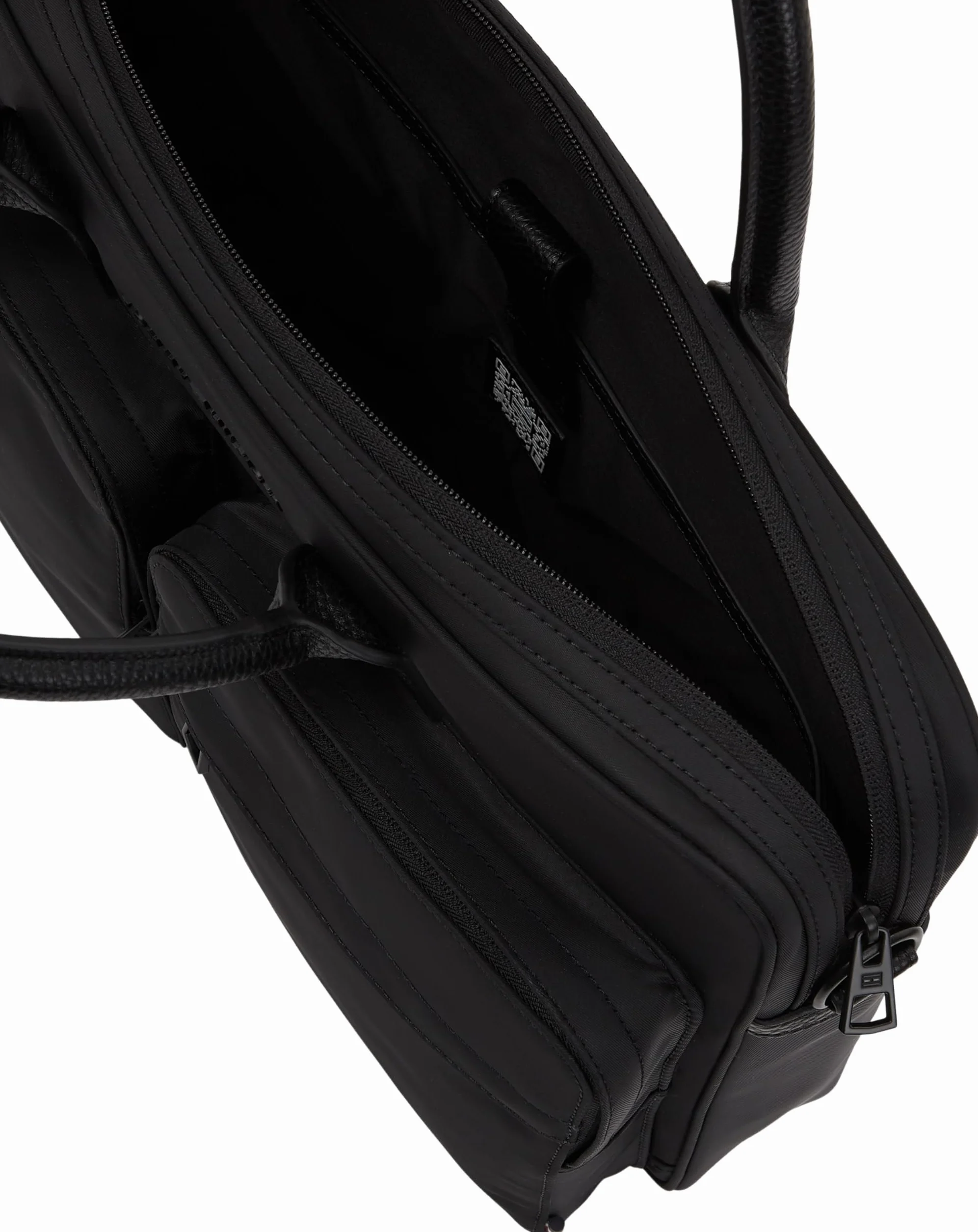 Tommy Hilfiger Męska torba na komputer TH Repreve AM0AM12687, czarna, jeden rozmiar, Czarny, rozmiar uniwersalny