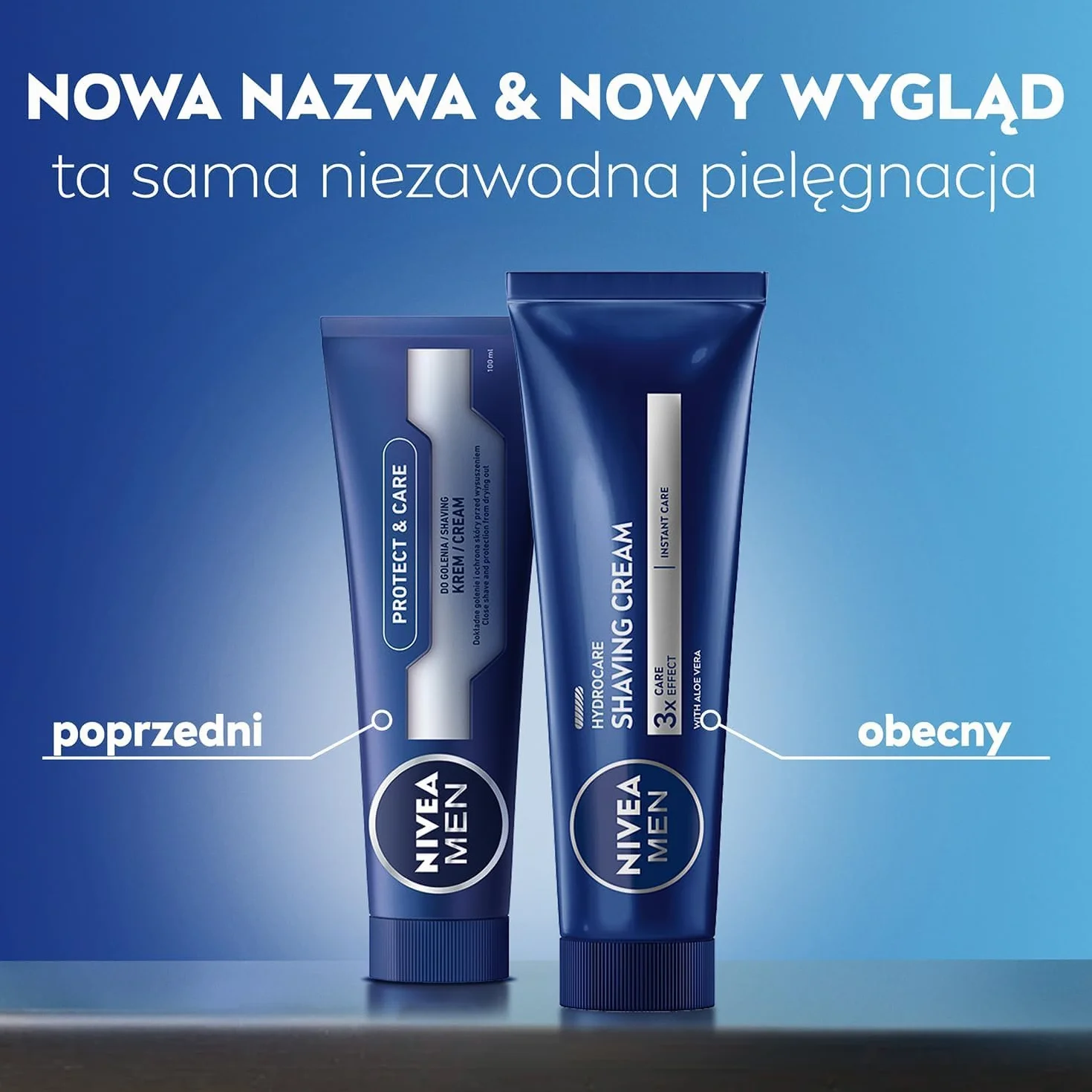NIVEA MEN Protect & Care Ochronny krem do golenia dla mężczyzn 100 ml