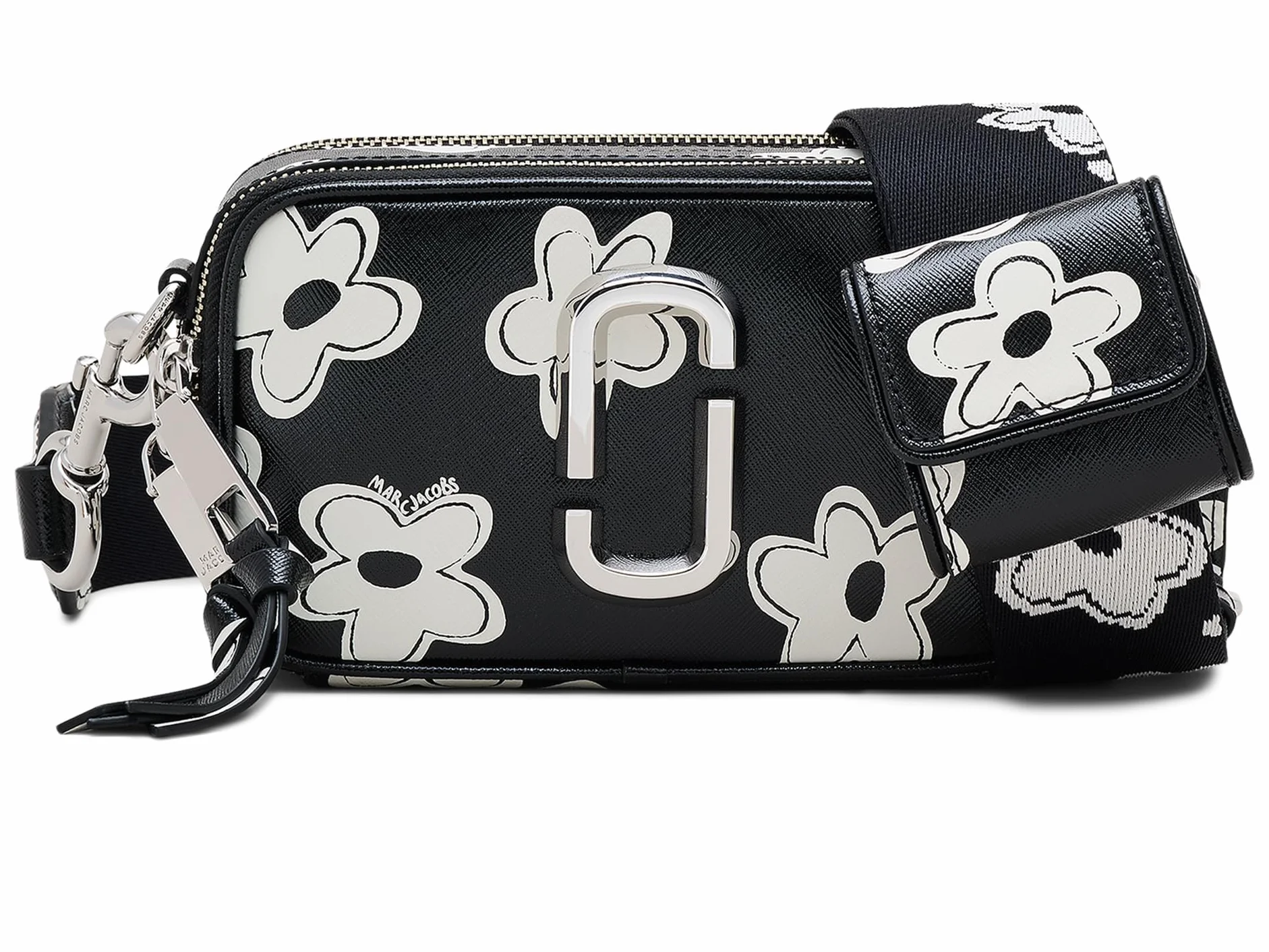 MARC JACOBS The Snapshot torebka damska, czarny/biały