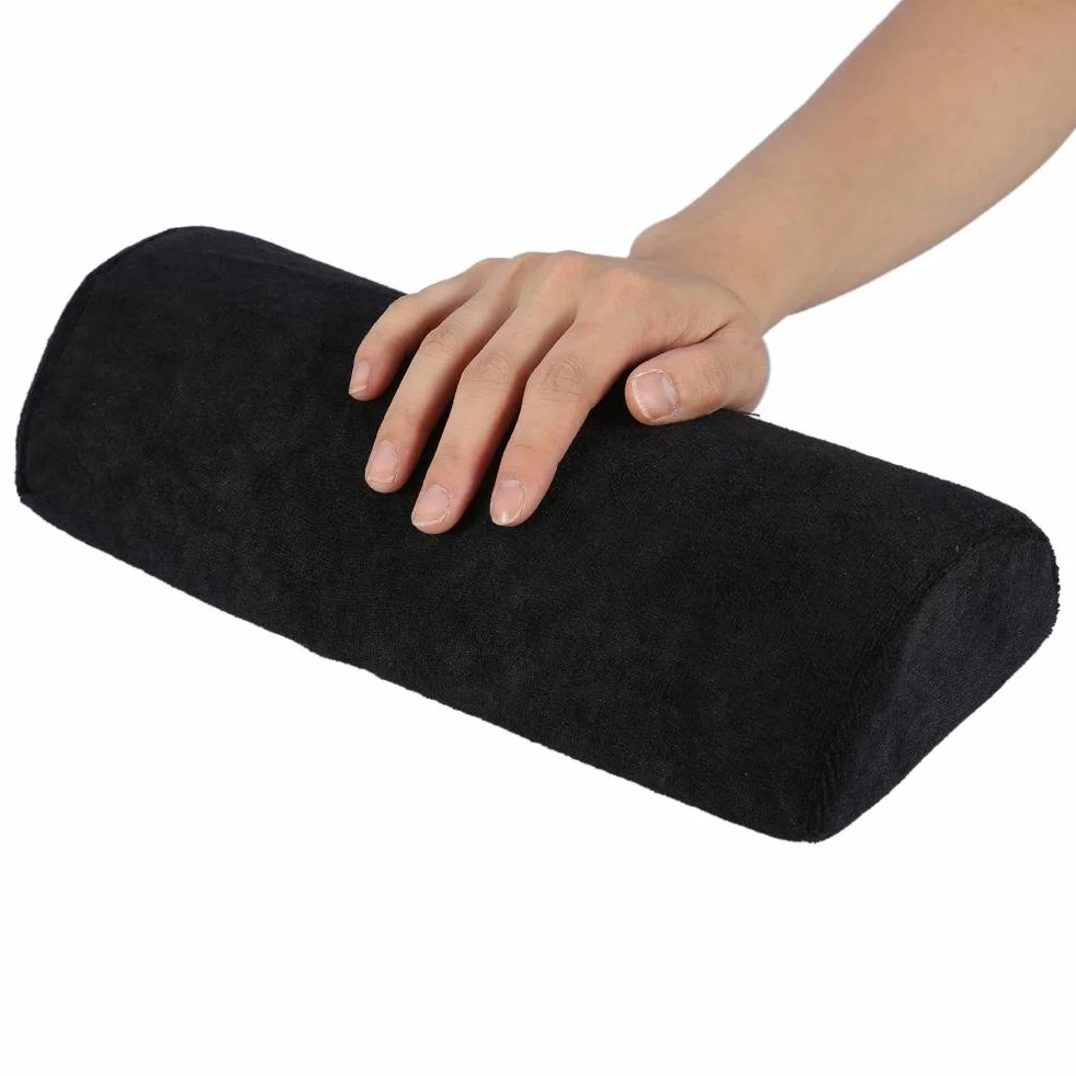 Moda sztuka paznokci poduszka do rąk pluszowa poduszka odpoczynek zmywalne manicure salon narzędzie czarne