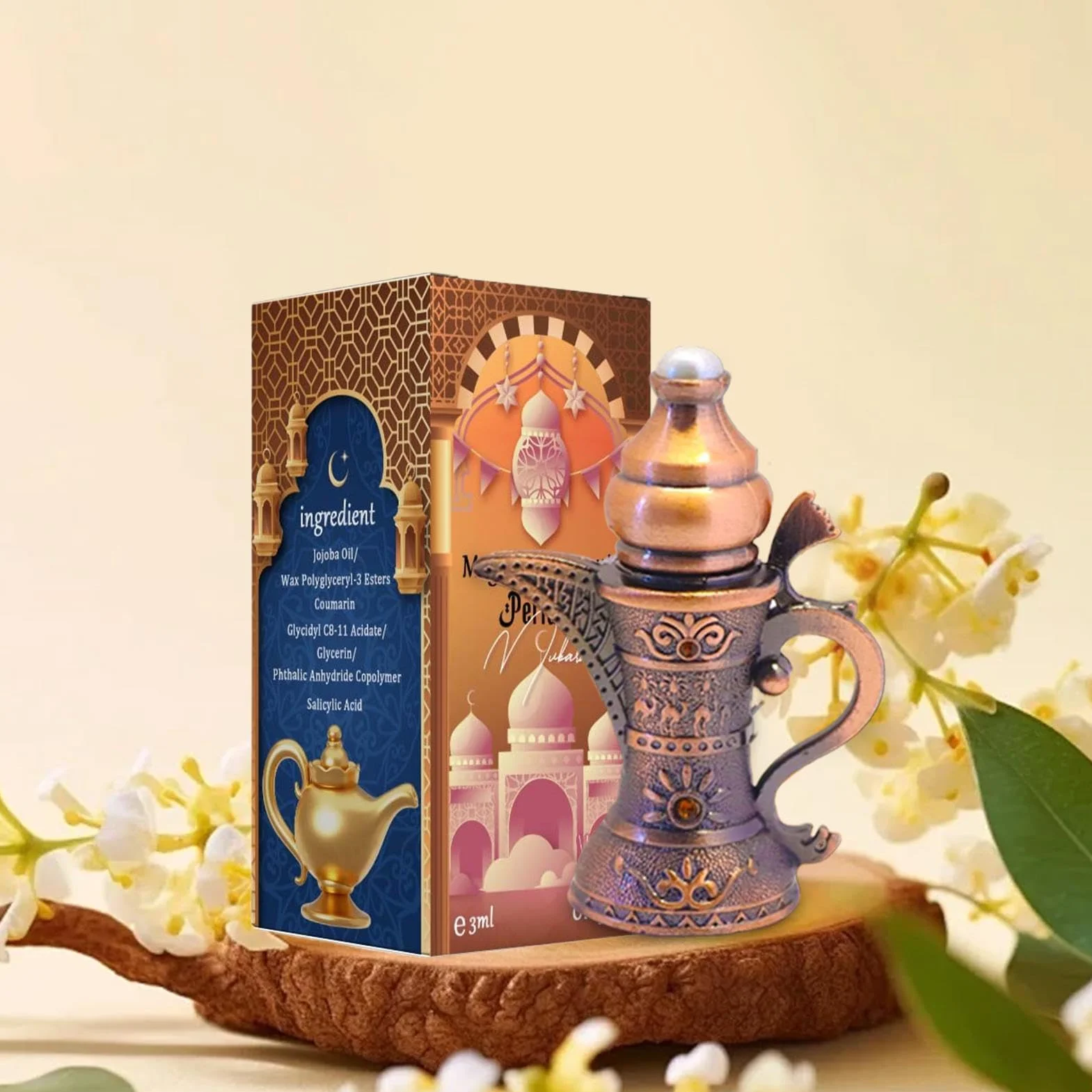 Luksusowe arabskie perfumy, egzotyczne bliskowschodnie perfumy damskie, ręcznie robione olejki perfumowe o długotrwałym zapachu, perfumy Her Eau De, orientalne piżmowe drzewo sandałowe, dla mężczyzn i