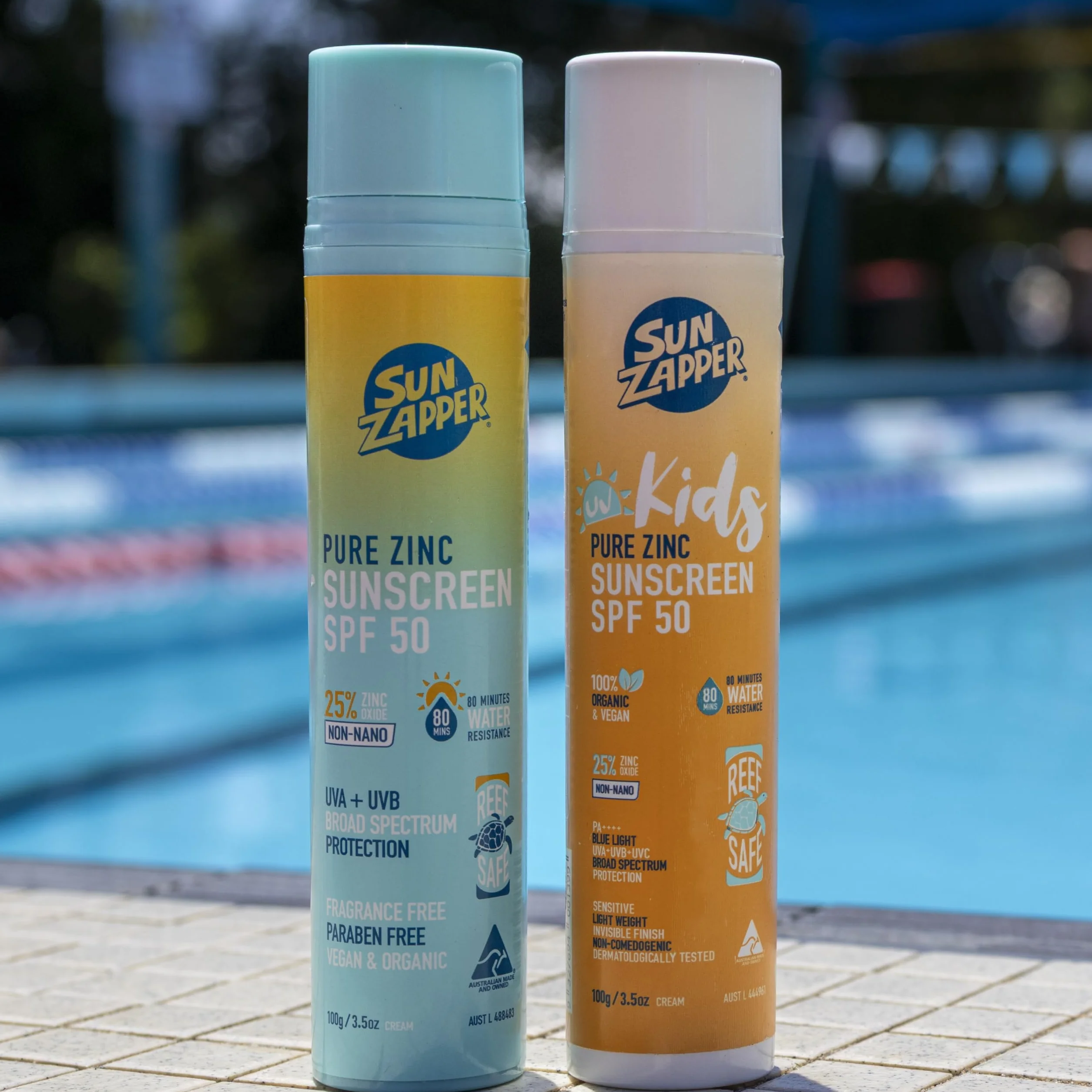 Sun Zapper Pure Zinc Kids Mineral Sunscreen SPF 50 Natural Kids Sun Cream