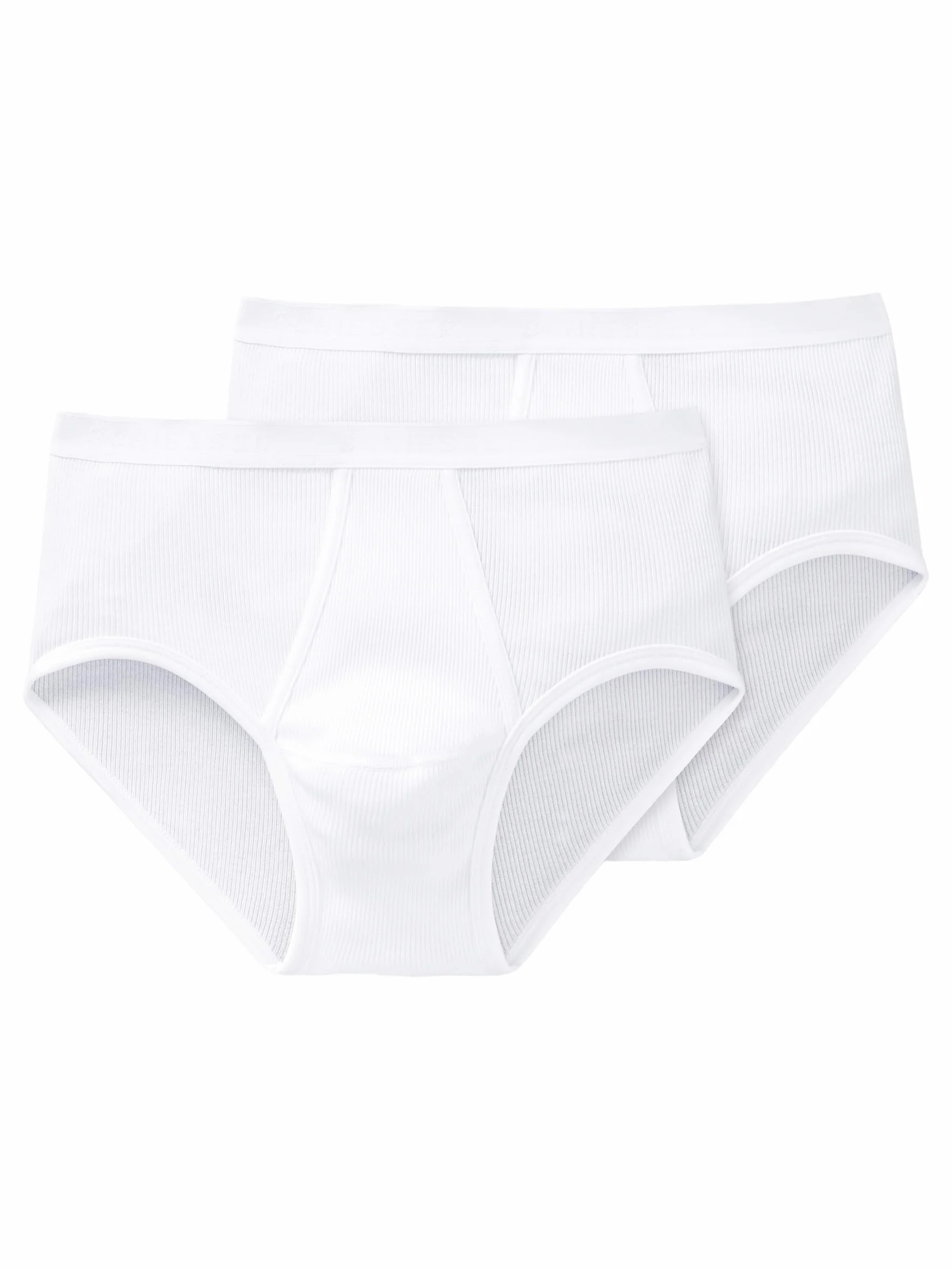 Schiesser Męskie Slipy Sportowe (2 Sztuki), Biały (Biały 100), 4Xl