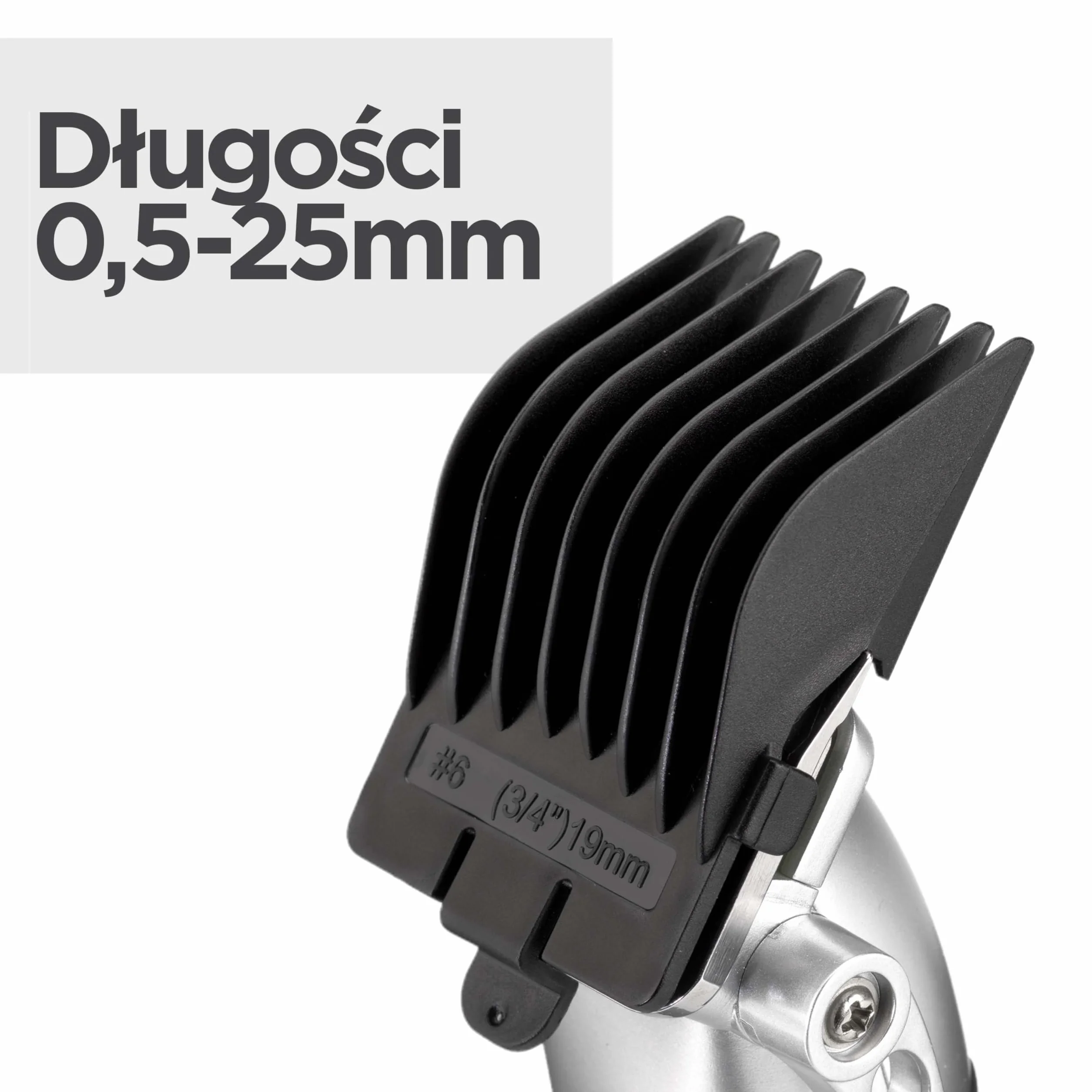 Maszynka do strzyżenia włosów BaByliss Lithium Power, bezprzewodowa, szybkie ładowanie, regulacja podziałki 0,5–25 mm, 8 nakładek grzebieniowych, ostrza ze stali japońskiej, E812E