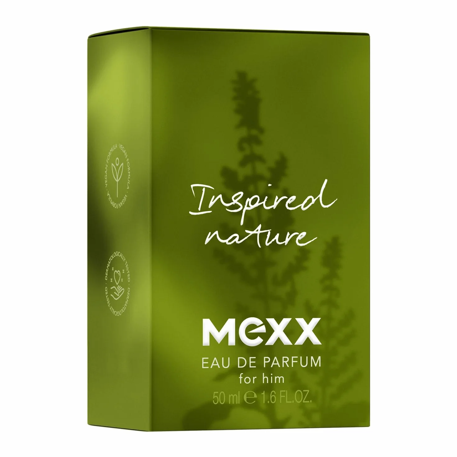 Mexx Inspired Nature Woda Perfumowana dla Mężczyzn o Cytrusowo-Drzewnym Zapachu, 50 ml