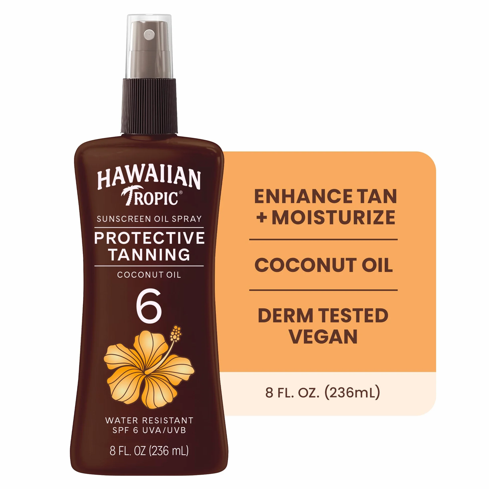 Hawaiian Tropic Dark Tanning Oil SPF #6 Pomp by Hawaiian Tropic