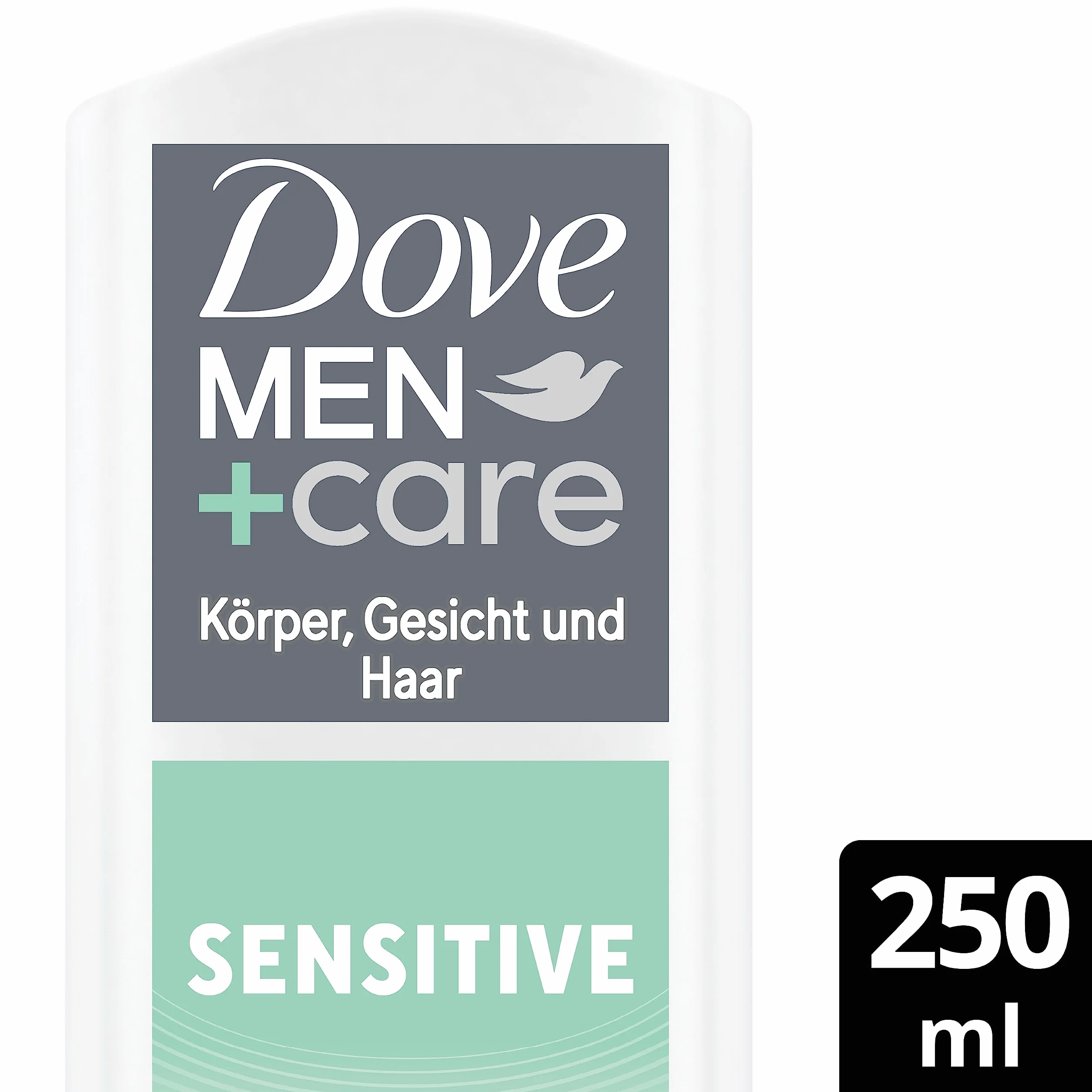 Dove Men+Care żel pod prysznic 3 w 1 Sensitive żel pod prysznic do ciała, twarzy i włosów do skóry wrażliwej, 250 ml