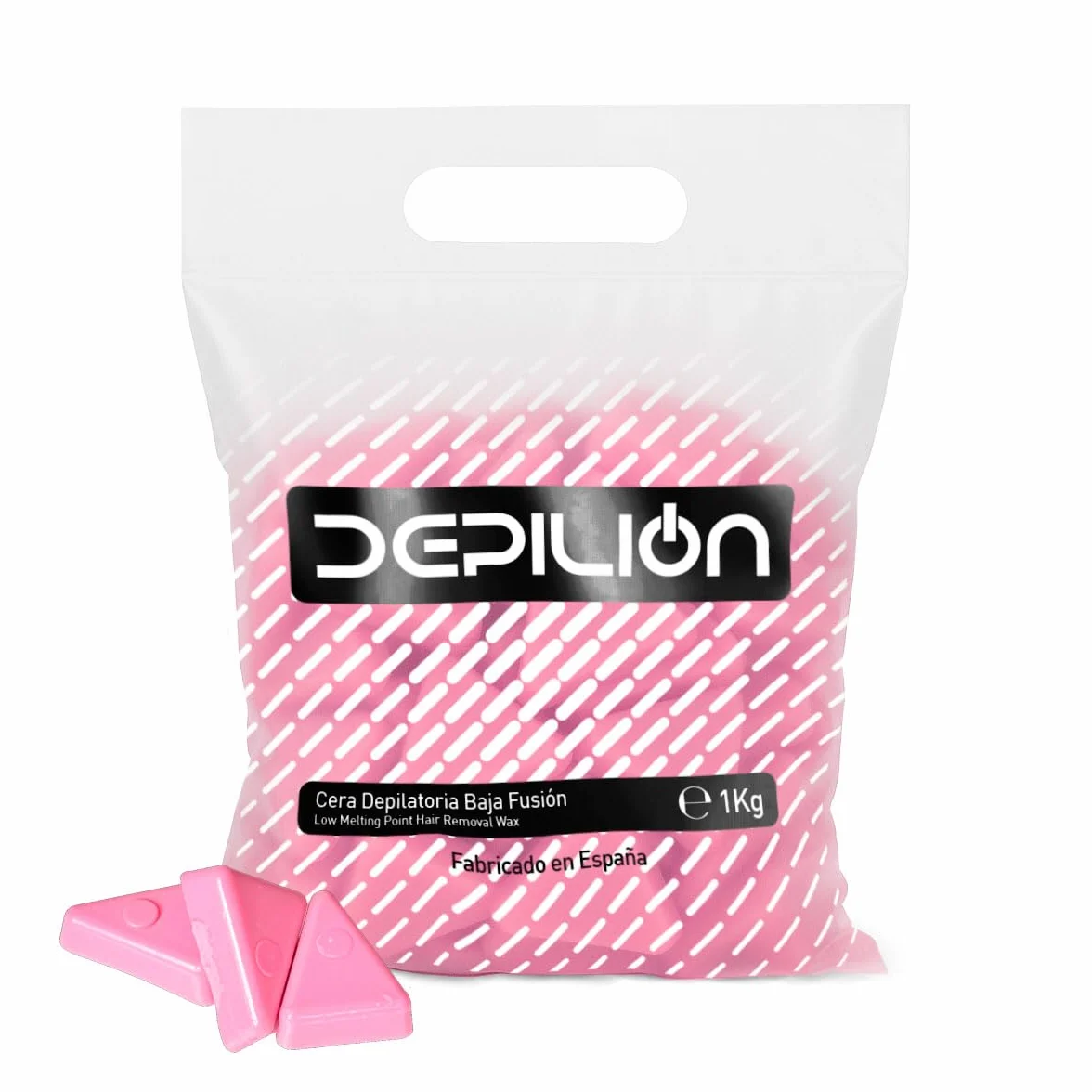 Wosk do depilacji 1 kg różowy | Niski topniejący wosk do depilacji 1000 gr | do skóry wrażliwej