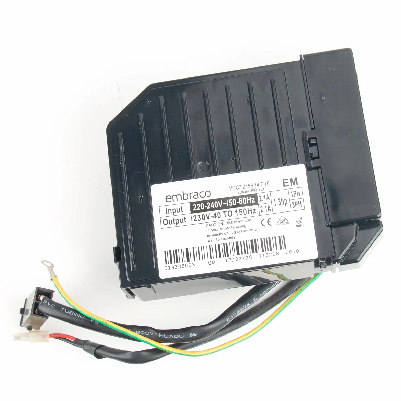 HUAYUWA Płyta sterująca falownika lodówki dla Haier/Meiling, dla Embraco QD VCC3 2456 B5 F 76 Q5 F 76 L9 F 76 14 F 76 części płyty obwodu PCB zamrażarki lodówki