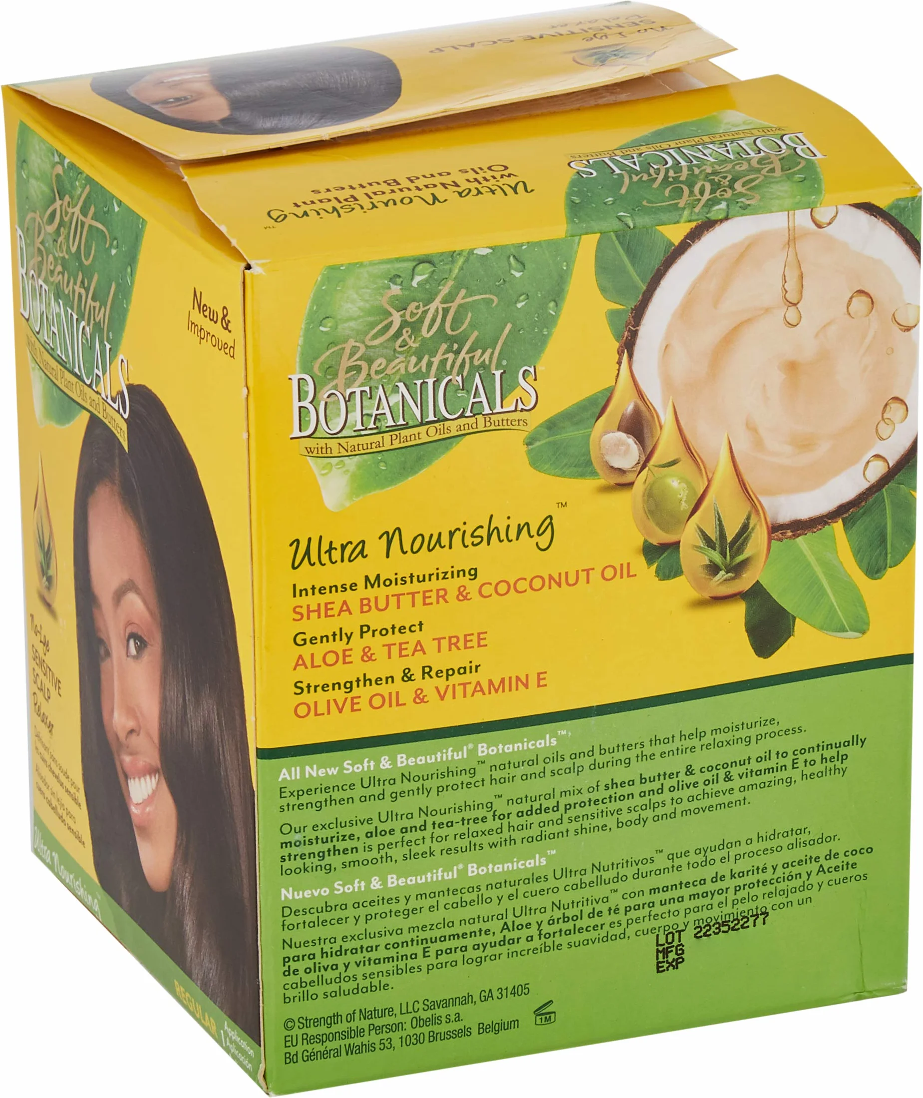 Soft & Beautiful Bot.Relaxer Kit Regular 1 Application