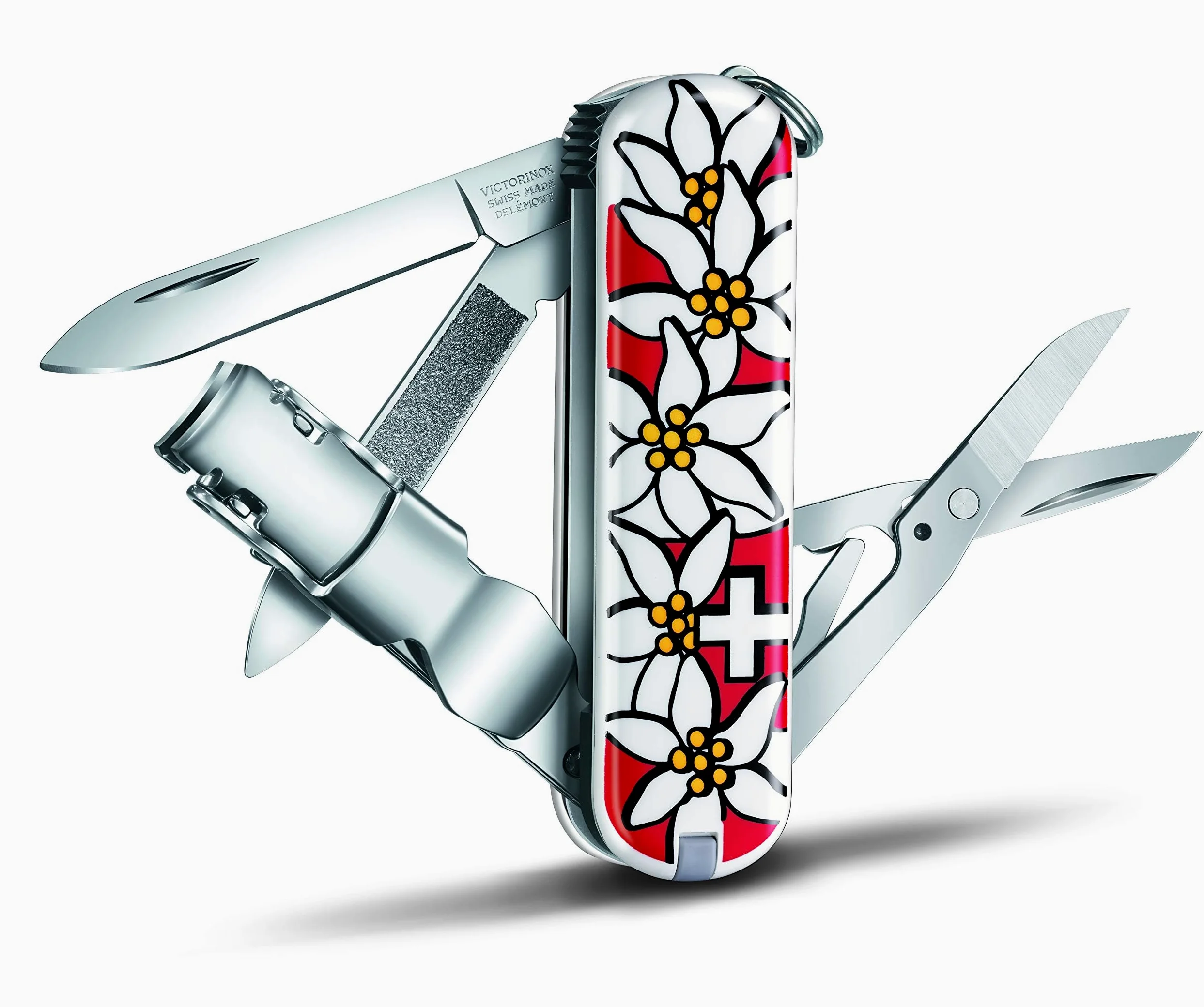 Victorinox NailClip 580 Nagelknipser 8 Funktionen Edelweiss