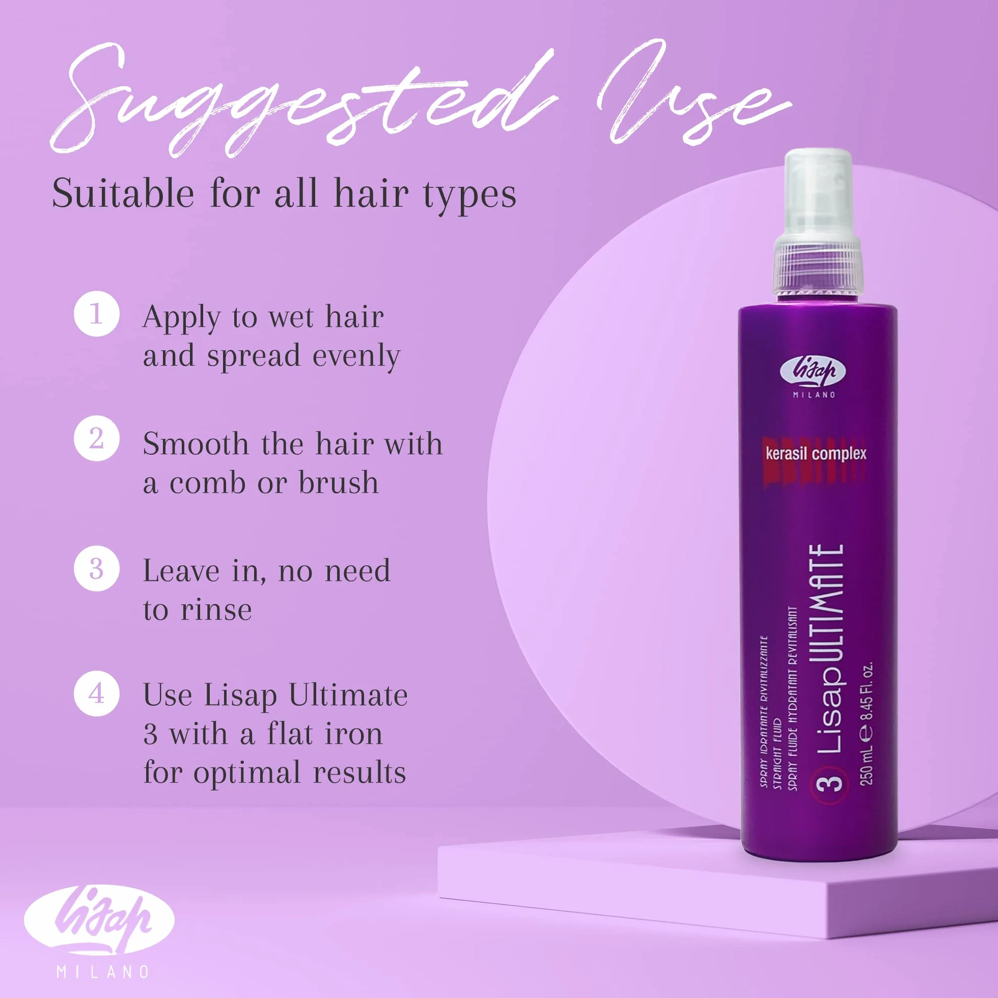 Lisap Milano Lisap Ultimate Straight Fluid (, 250 ml