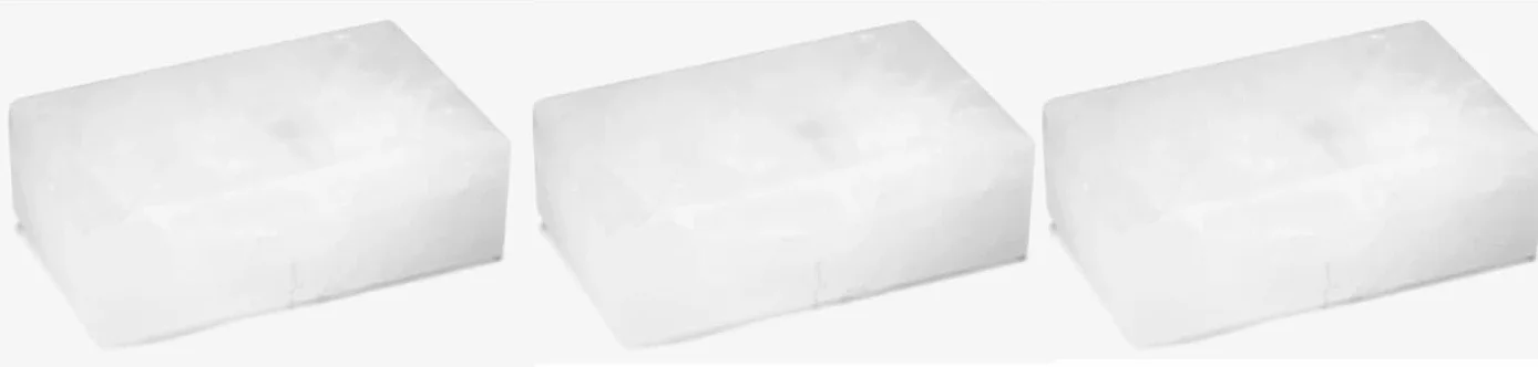 3x Ałun potasowy SKŁOŃ REKTANGLOWY BLOK 90 GR HYGIENE Twarzy, Ciało, PO OGRZEWANIU I DEPILACJI - 3 CZĘŚCI