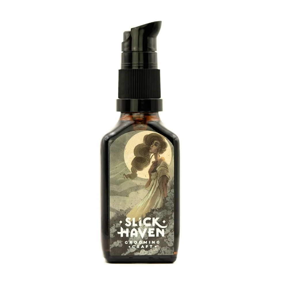 White Lady olejek do brody 10ml / 30ml – kwiatowo-orientalny – rzemieślnicza jakość, naturalna pielęgnacja brody, chroni i nawilża brodę