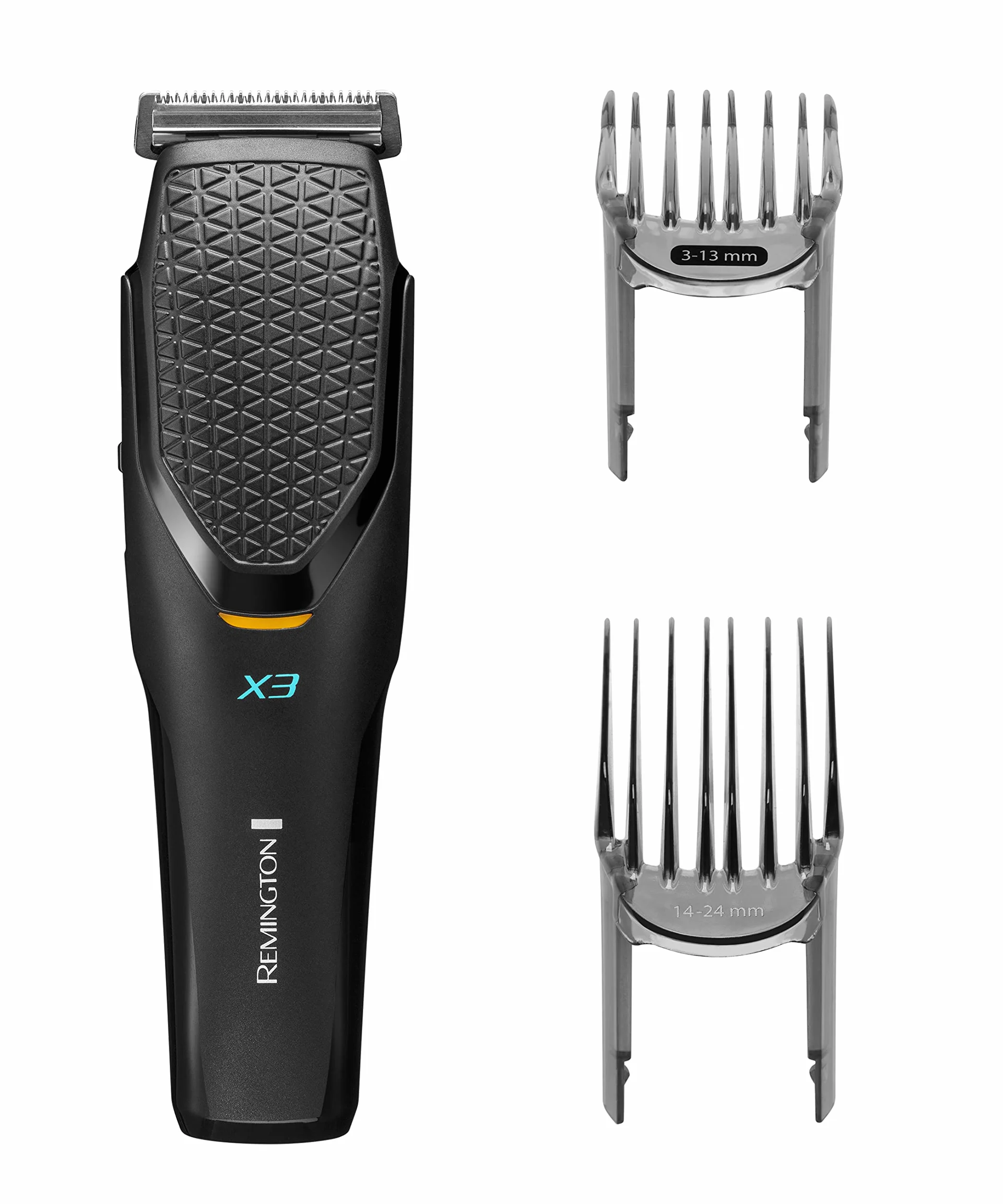 Remington Power-X X3 HC3000 bezprzewodowa maszynka do włosów, ostrza ze stali japońskiej, 0.5mm-24mm