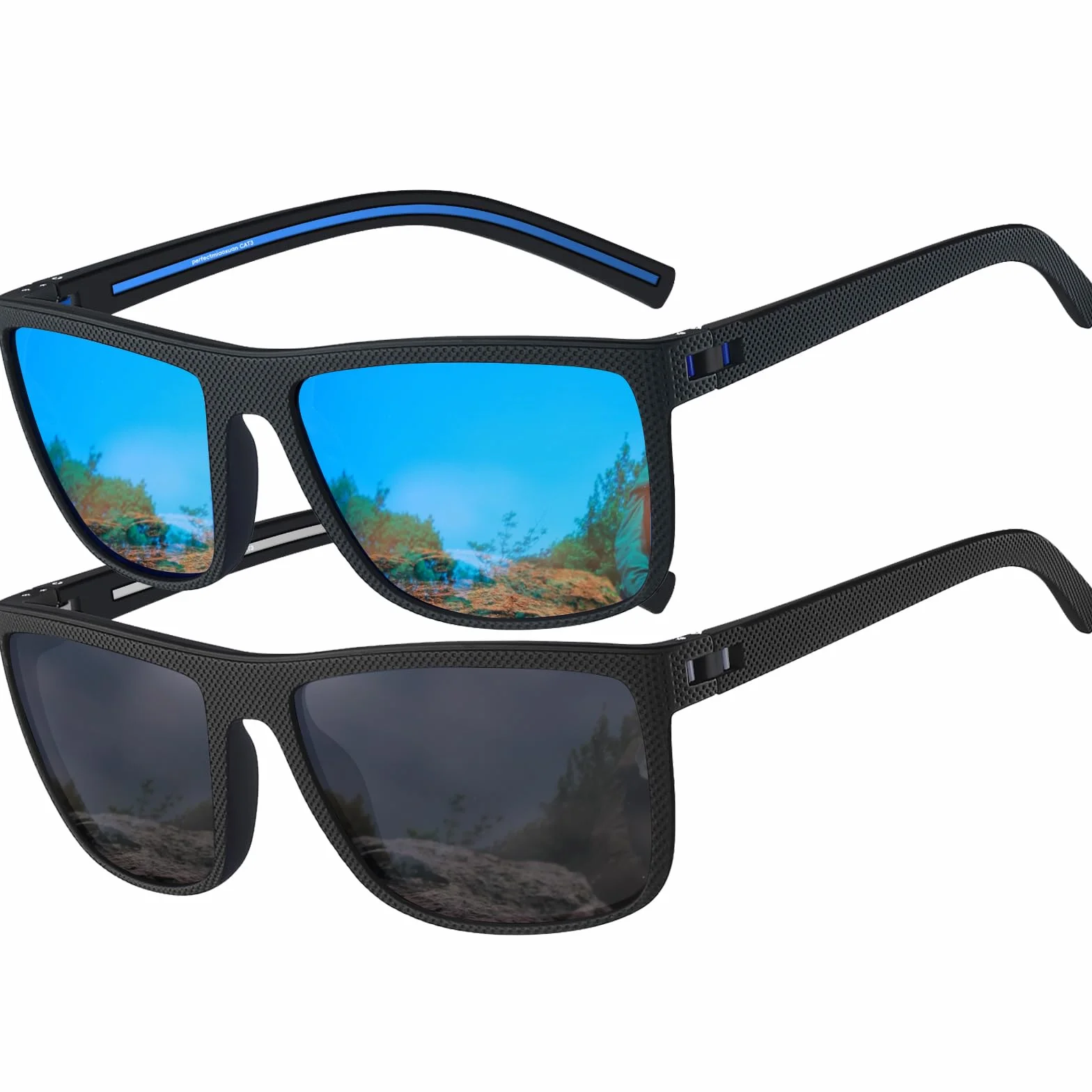 Okulary przeciwsłoneczne Pilot Spolaryzowane Mężczyzna i Kobieta Lato Futurystyczne Wakacje Wędkarstwo Prowadzenie TR90 Rama Ochrona UV Plac Okulary przeciwsłoneczne Sunglasses