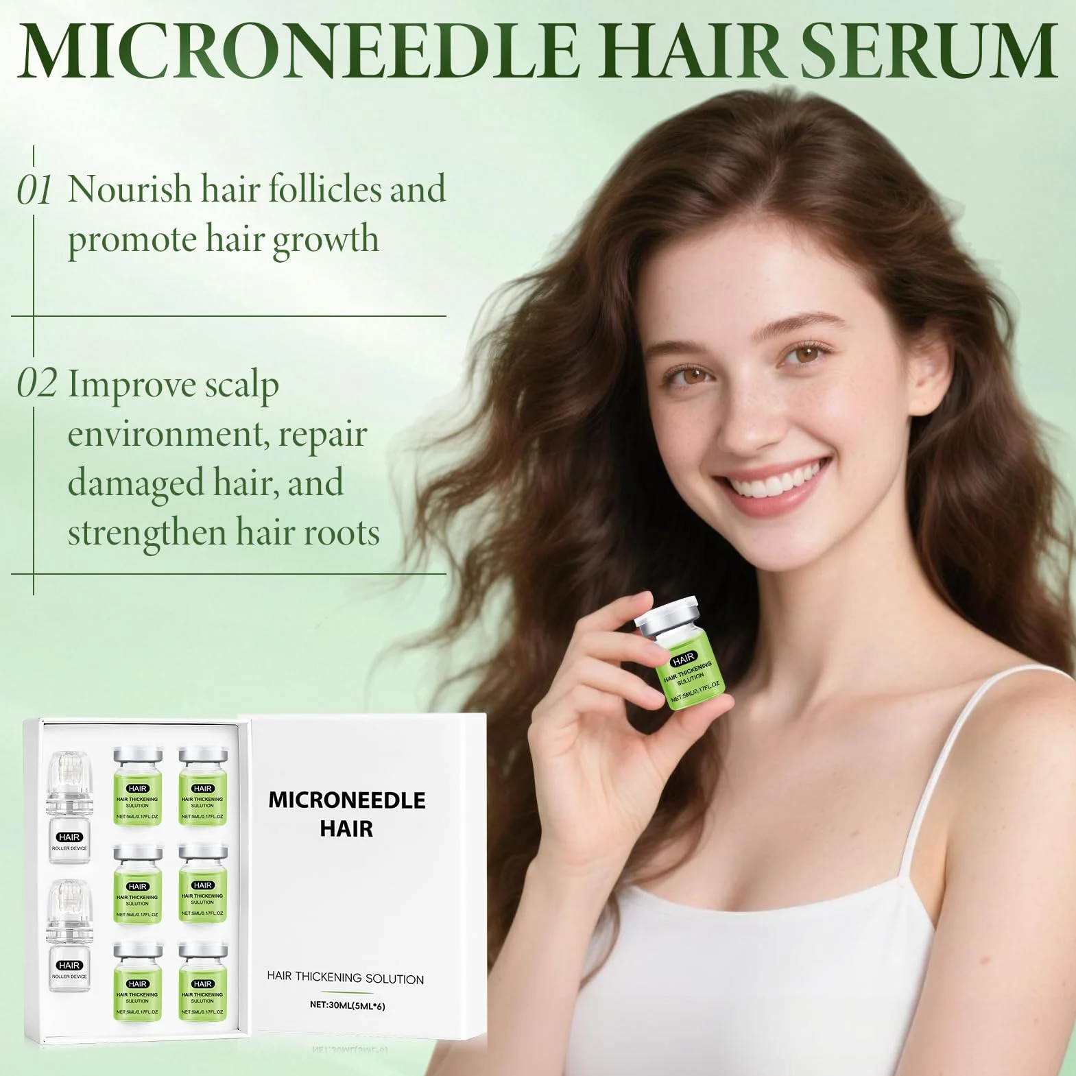 Alpha Infuse Hair Serum do Wzrostu Włosów z Infuzją Microneedle