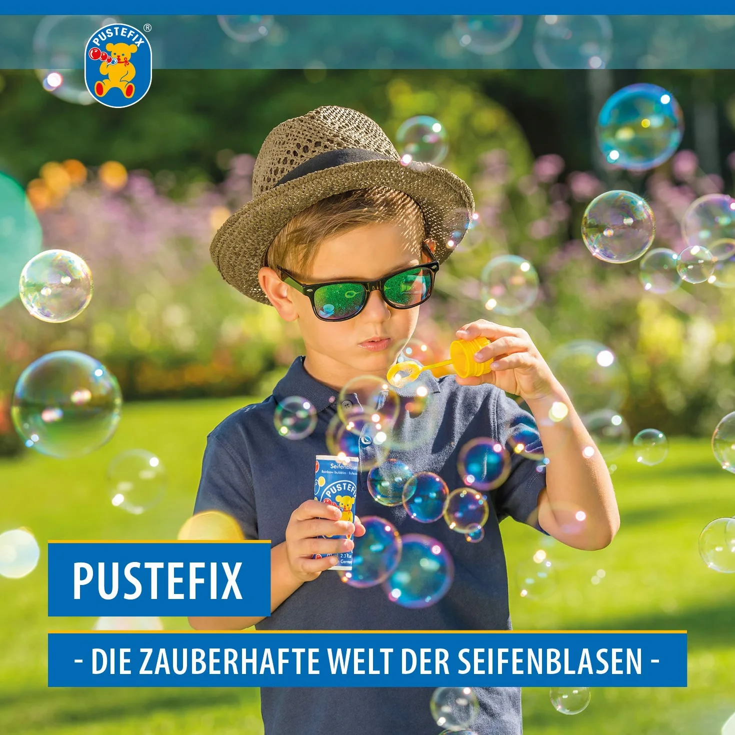 PUSTEFIX 420869360 bańki mydlane duże opakowanie 70 ml kolorowe bańki na wesele, urodziny dziecka, do urzędu stanu cywilnego, na wieczór panieński, duże bańki mydlane dla dzieci i dorosłych, 1 puszka