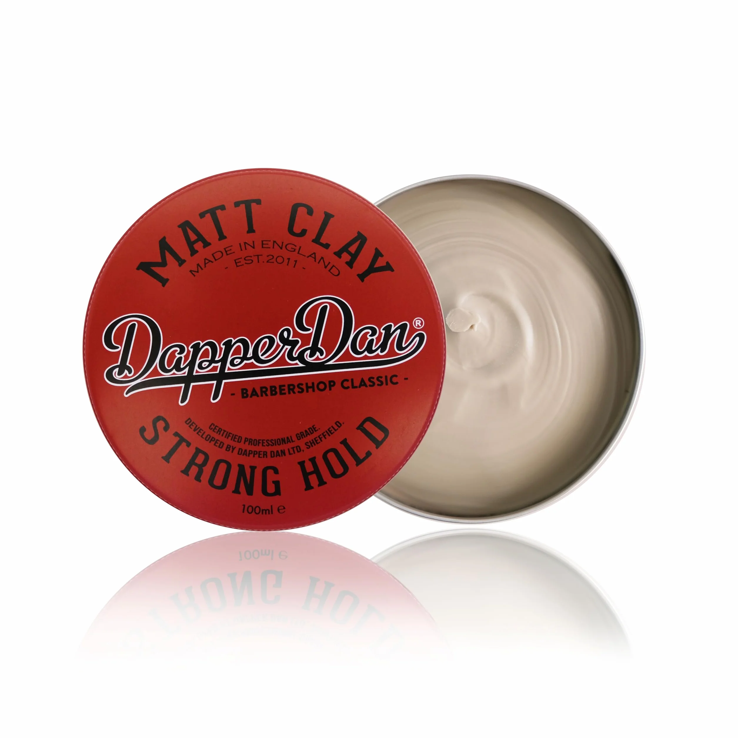 Dapper Dan Matt Clay, mocne trzymanie, matowe wykończenie, glina do stylizacji włosów, 100 ml