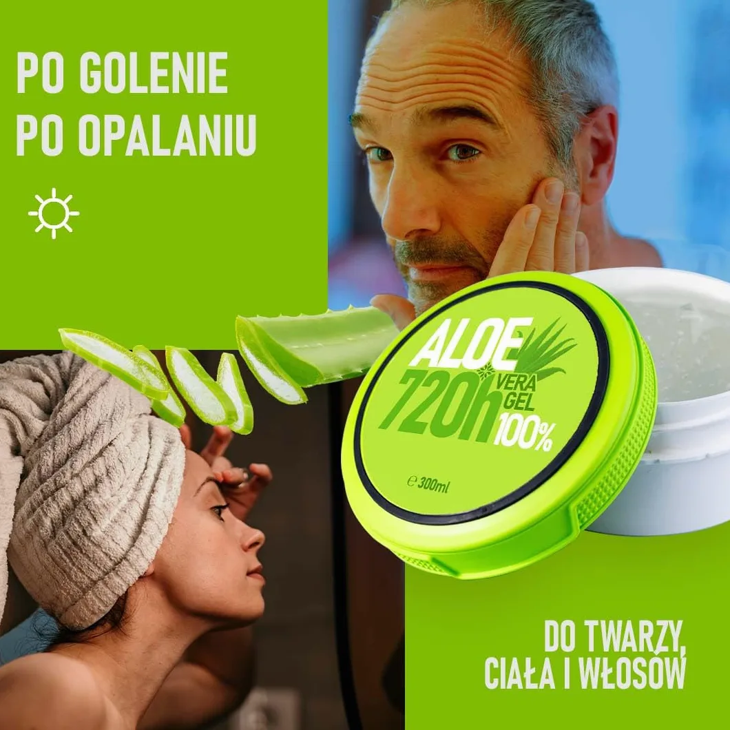Aloe Vera 720H Nawilżanie Uspokajanie skóry głowy Ochrona 2000 ml
