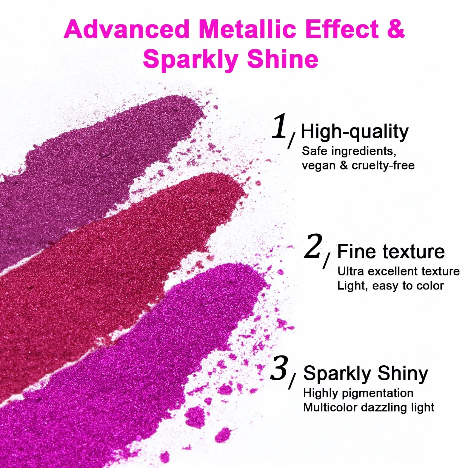 Saviland Chrome Nail Powder Set 36 Kolorów Chromowanego Pudru Do Paznokci Z Efektem Lustra Laser