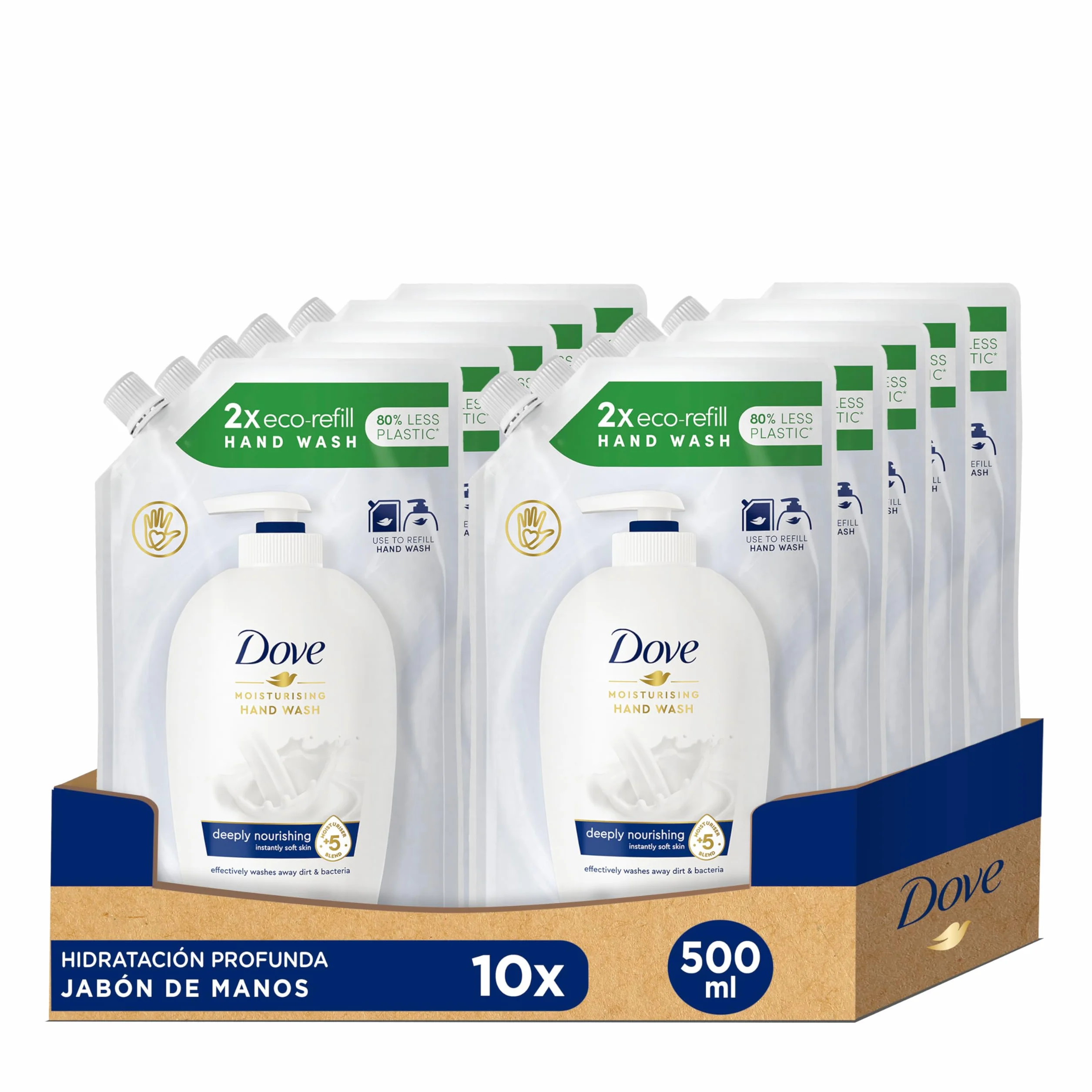 Dove Balsam do Mycia Rąk do Skóry Wrażliwej - 10 x 500 ml