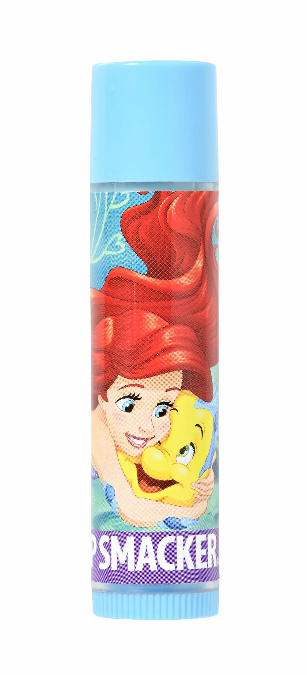 Lip Smacker Disney Princess Collection, Princess Ariel Jedno Balsam dla Dzieci, Bezpieczny w użyciu i Bezbarwny dla Naturalnego Wykończenia, Smak Jagodowy Calypso