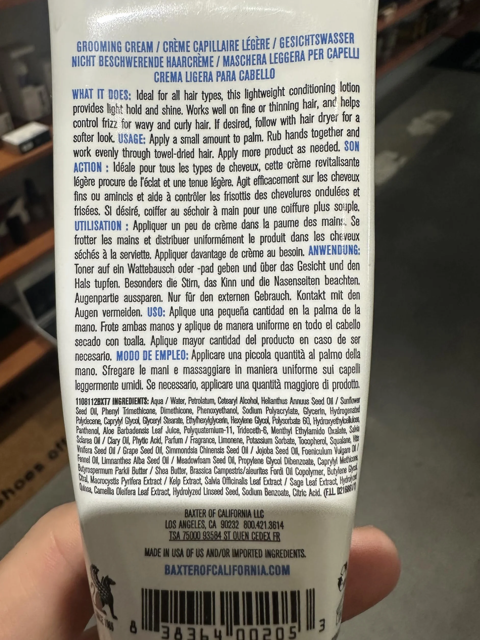 Baxter of California Balsam Grooming Lotion