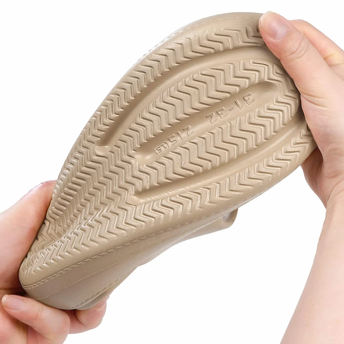 Gaatpot Kąpielówka Dzieci Dziewczyna Klapki Buty Plażowe i Basen Regulowane Podwójne Klamra Sandały Przeciwpoślizgowe, Persimmon, 37/38 EU