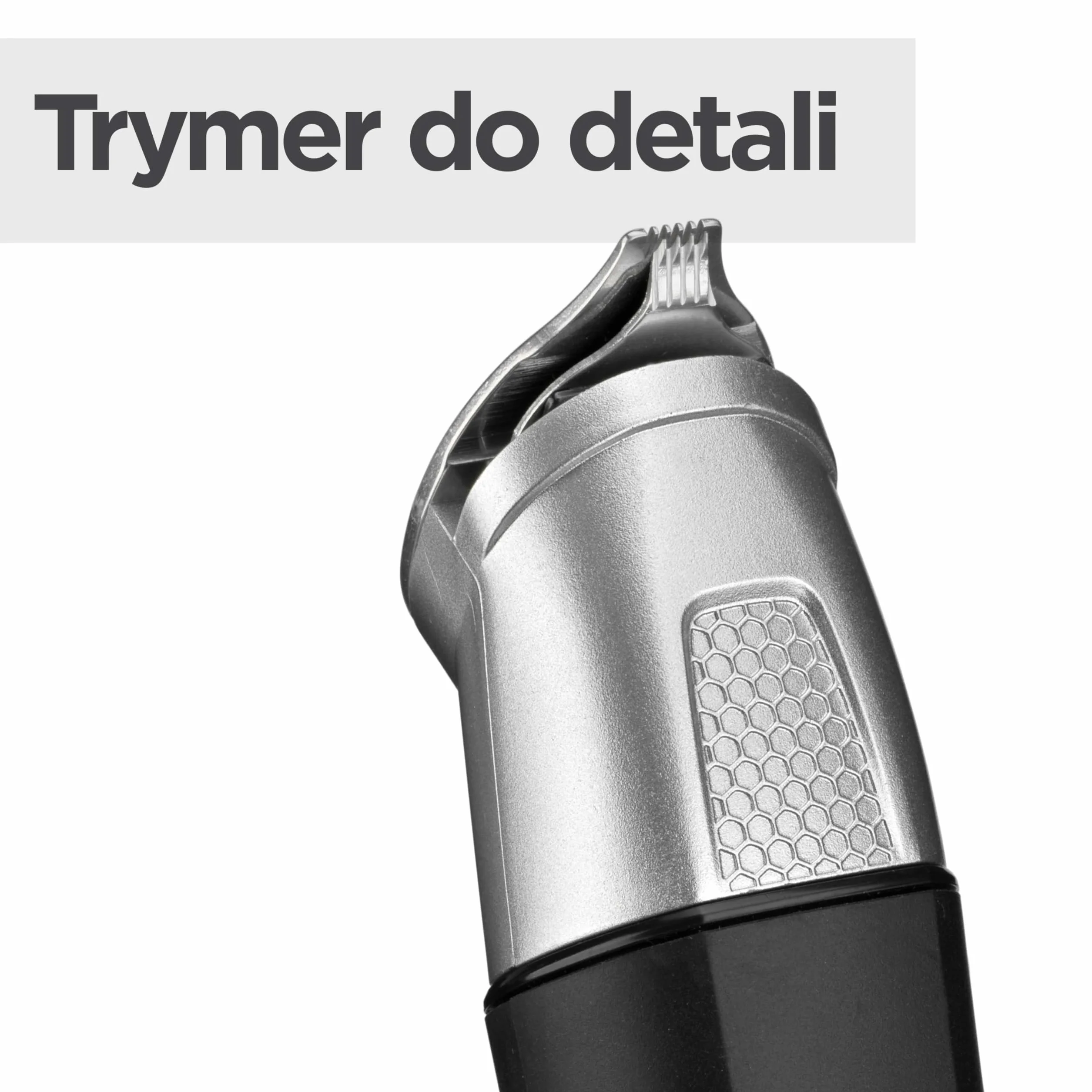 BaByliss Lithium Power 11 w 1 Multi-Trimmer - bezprzewodowy zestaw do pielęgnacji, w tym trymer do brody i trymer do nosa, wodoodporny, prezent dla mężczyzn, czarny/szary, MT812E