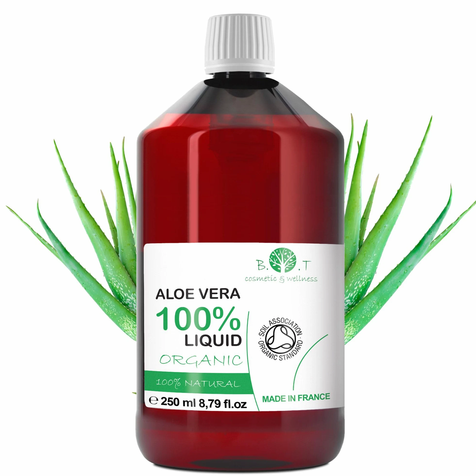 Aloe Vera Organiczny żel z sokiem z aloesu 250 ml pielęgnacja skóry