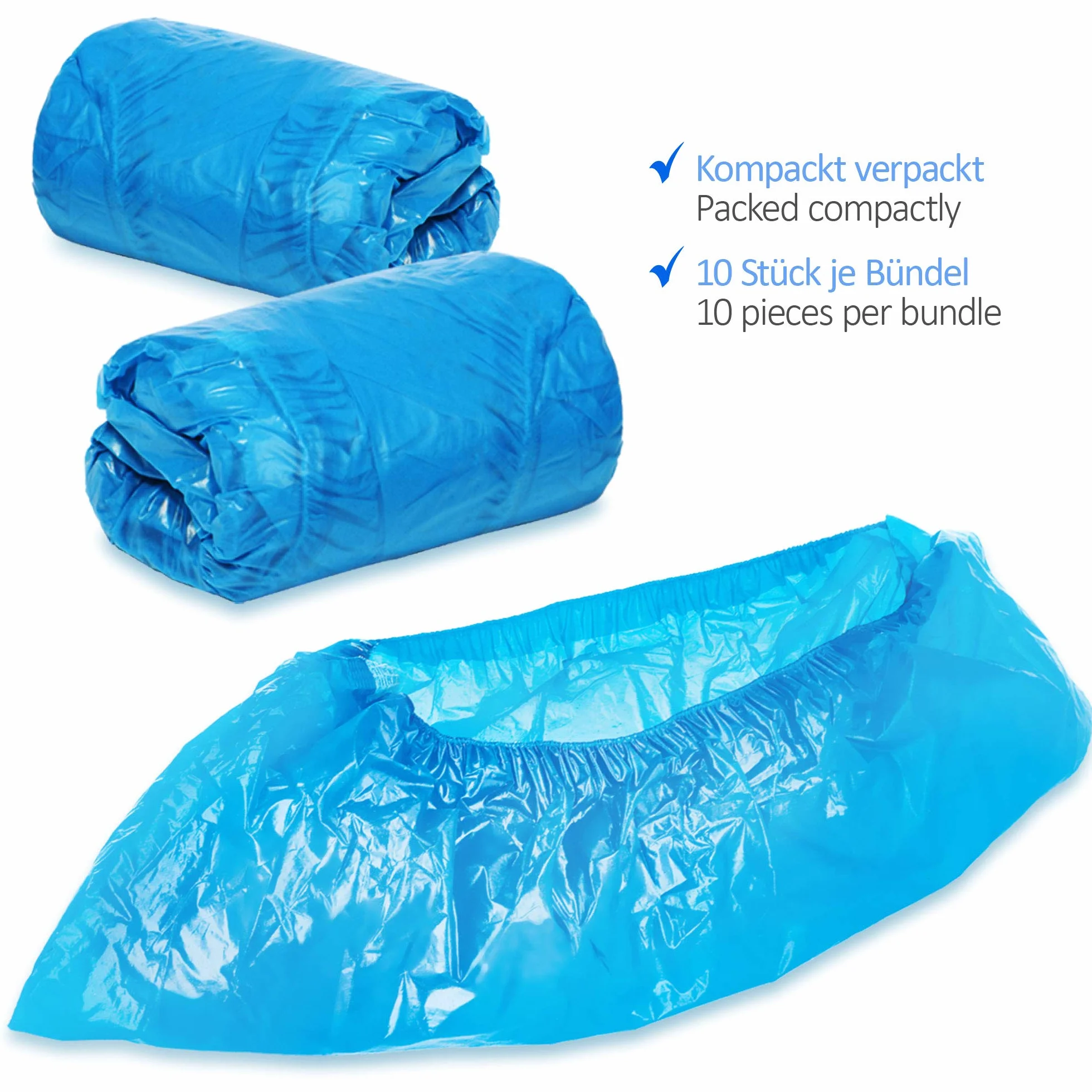 com-four® foliowe ochraniacze na buty - 100x 3g jednorazowe nakladki na obuwie - plastikowe nakladki - wodoodporne - uniwersalny rozmiar
