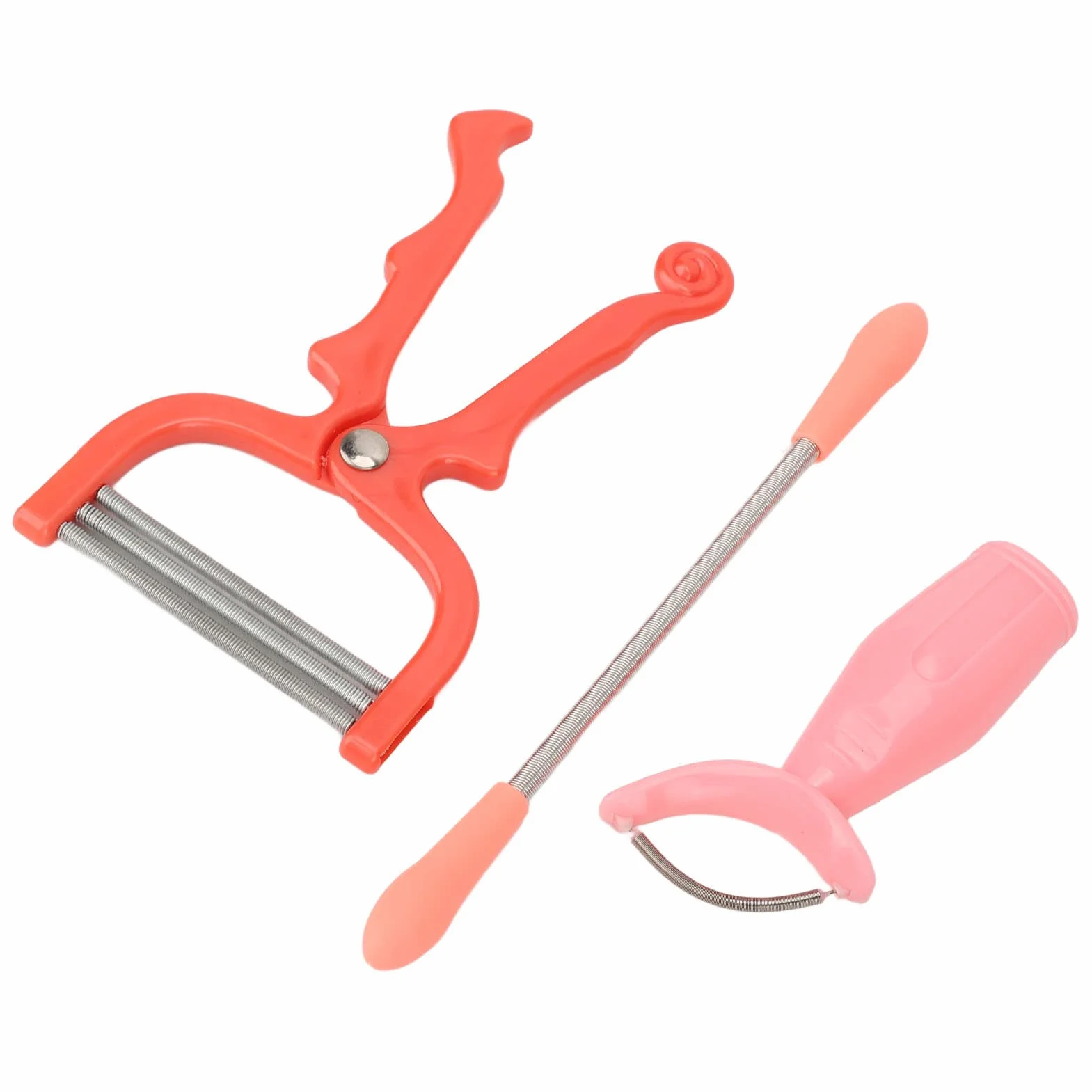 Sprężynowe depilatory, sprężyny do usuwania włosów z twarzyEpilator Stick Tools, Healifty Depilatory Tools, Remove Nnwanted Hair Przenośna stal nierdzewna Trwała bez plastiku bez pigmentów