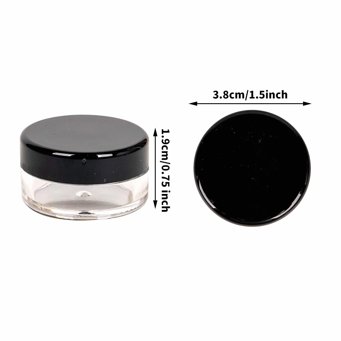 10 x słoiki 10 ml z pokrywkami do balsamu do ust, puste słoiki na krem