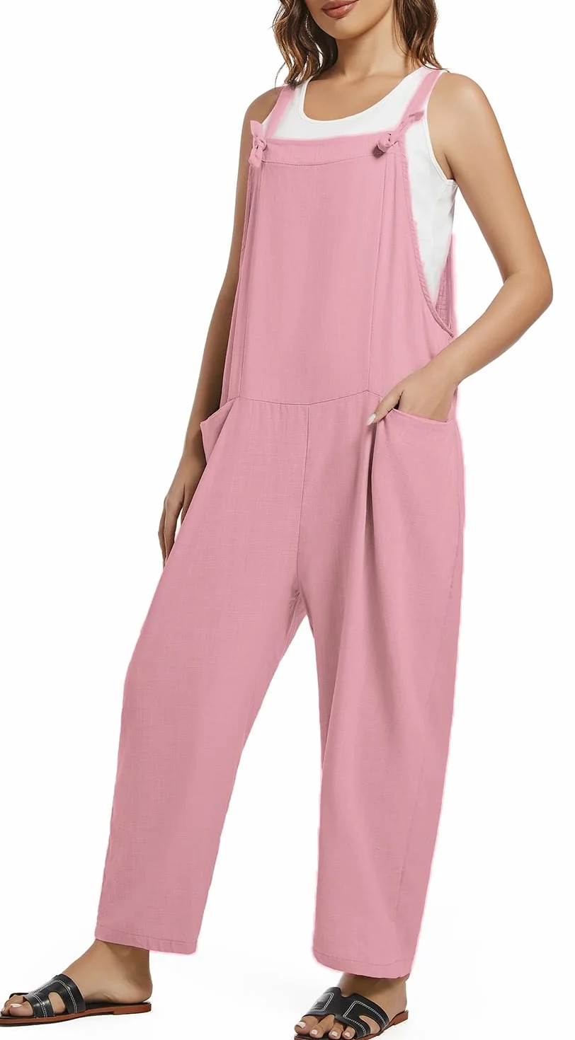 Eleganckie damskie letnie spodnie lniane