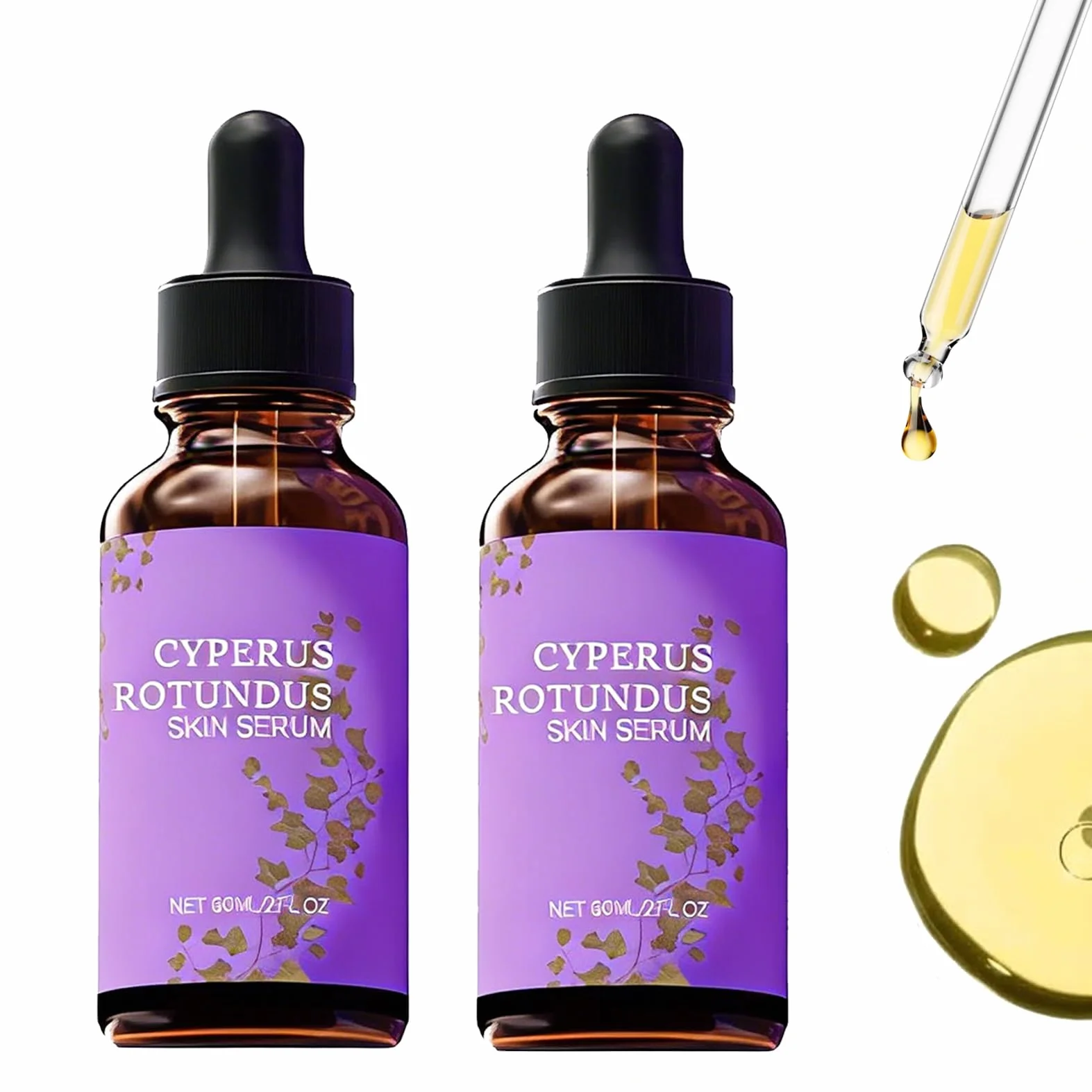 Cyperus Rotundus Oil for Hair Removal, Cyperus Rotundus olejek do depilacji, naturalny olejek cyperusowy do zmniejszenia porostu włosów, koi skórę – do ciała i twarzy