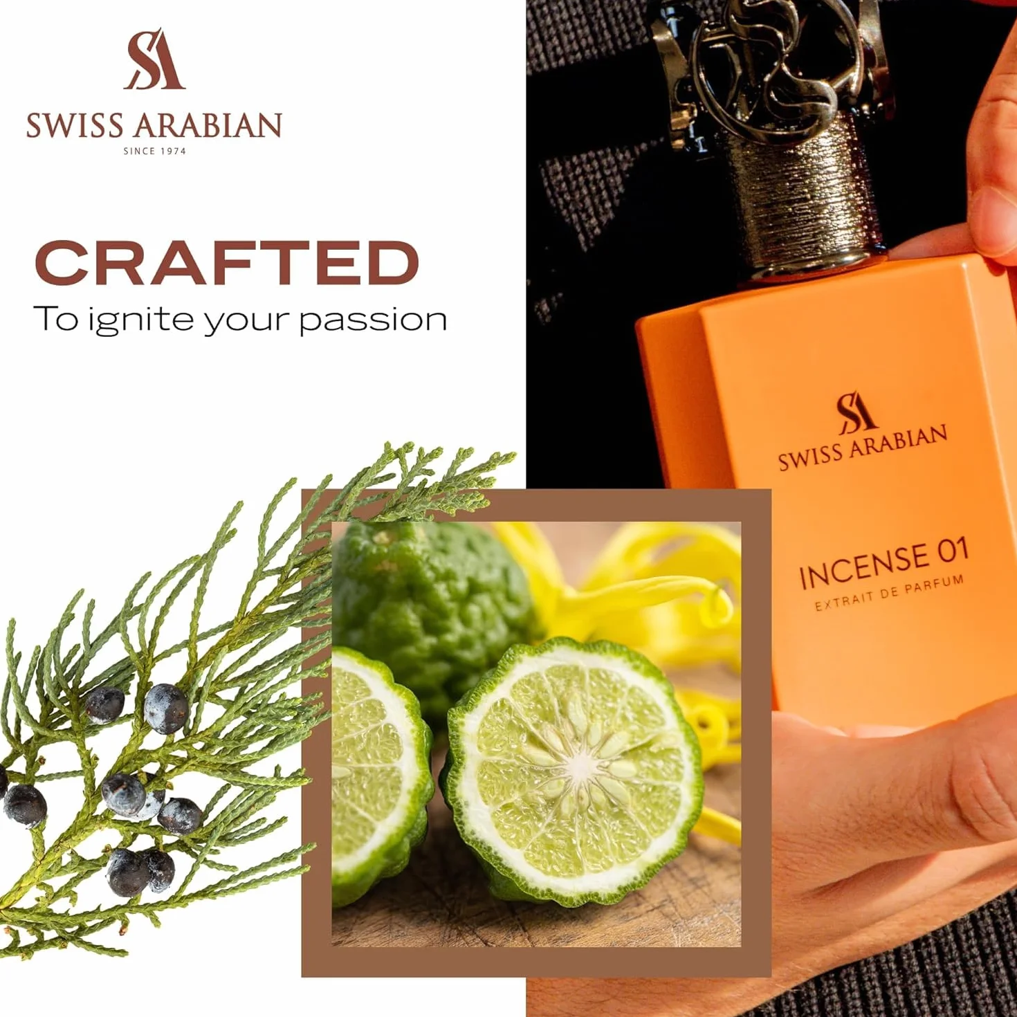Swiss Arabian Incense 01 Extrait De Parfum 50 ml