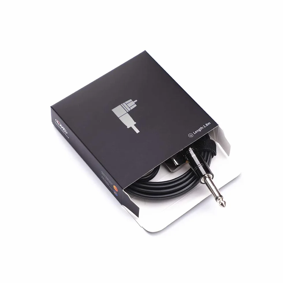 Hawink Rotary Tattoo Machine Pen Spare Power Cord RCA (czarne)