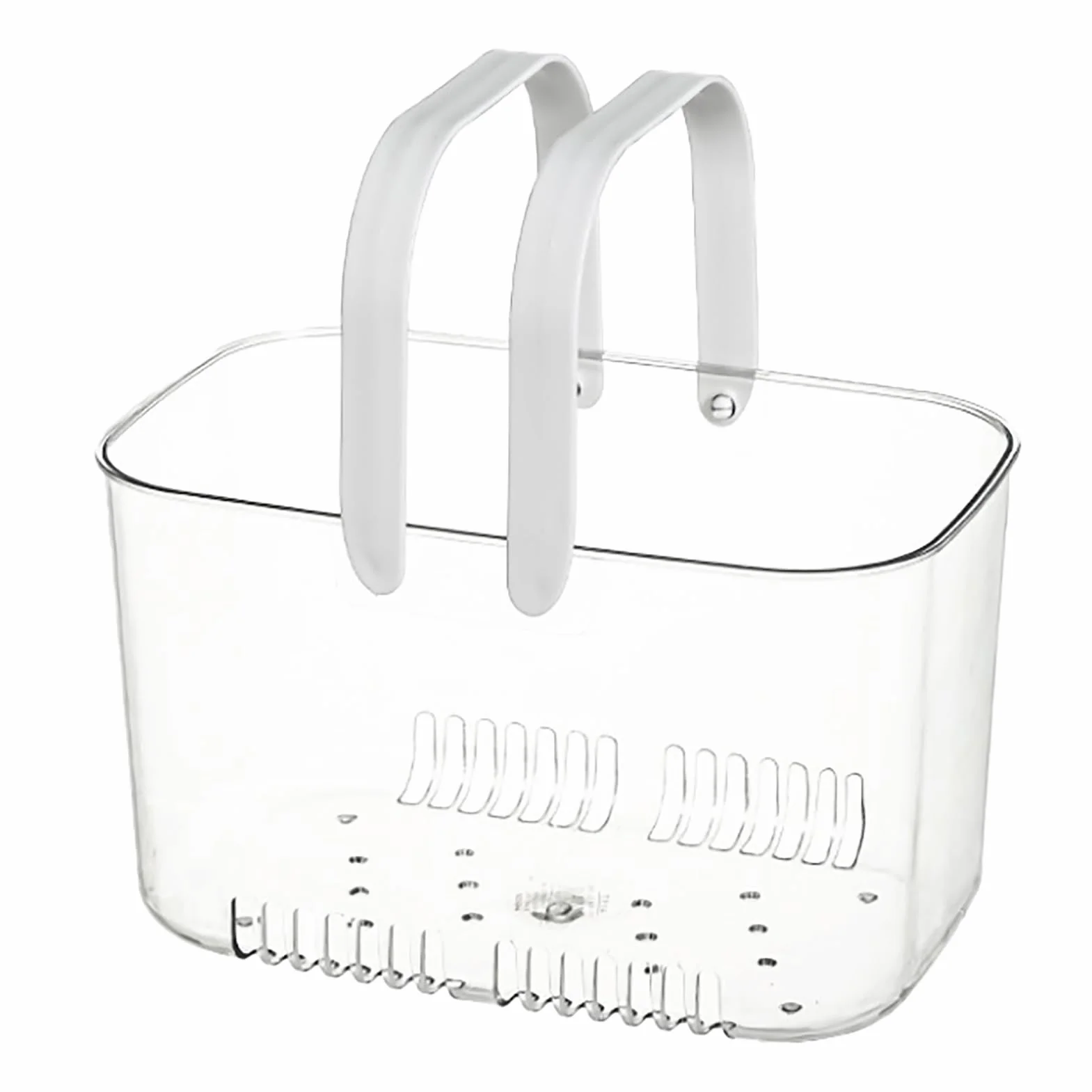 Przezroczysty Organizer na Koszyki Pod Prysznic, ładny, Prosty Design Przenośny Kosz o Dużej Pojemności, Wodoodporny Koszyk Pod Prysznic do Przechowywania Przyborów Toaletowych,