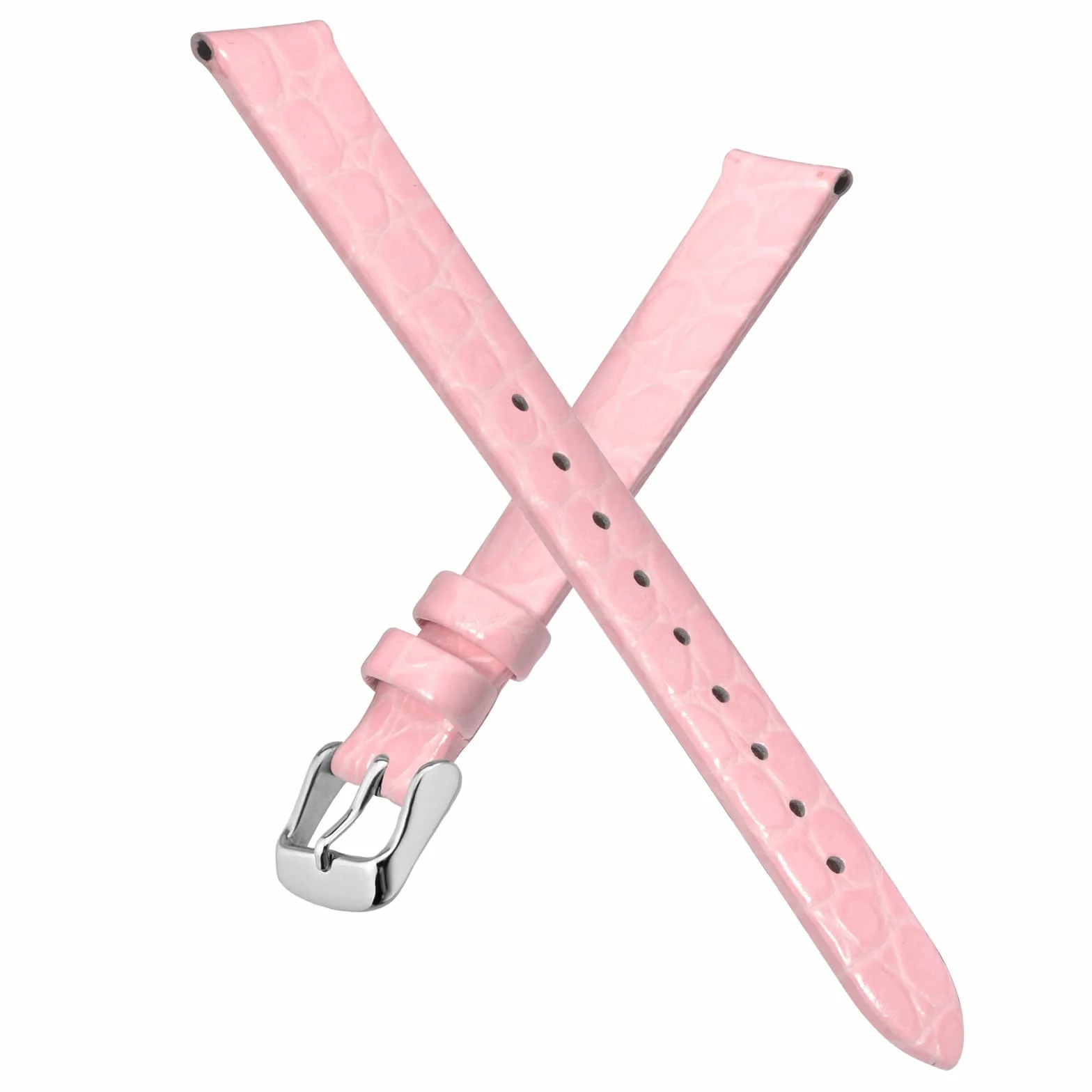 BISONSTRAP Skórzane paski do zegarka, miękkie paski zastępcze z polerowaną klamrą, 12 mm, 14 mm, 16 mm, 18 mm, 19 mm, 20 mm