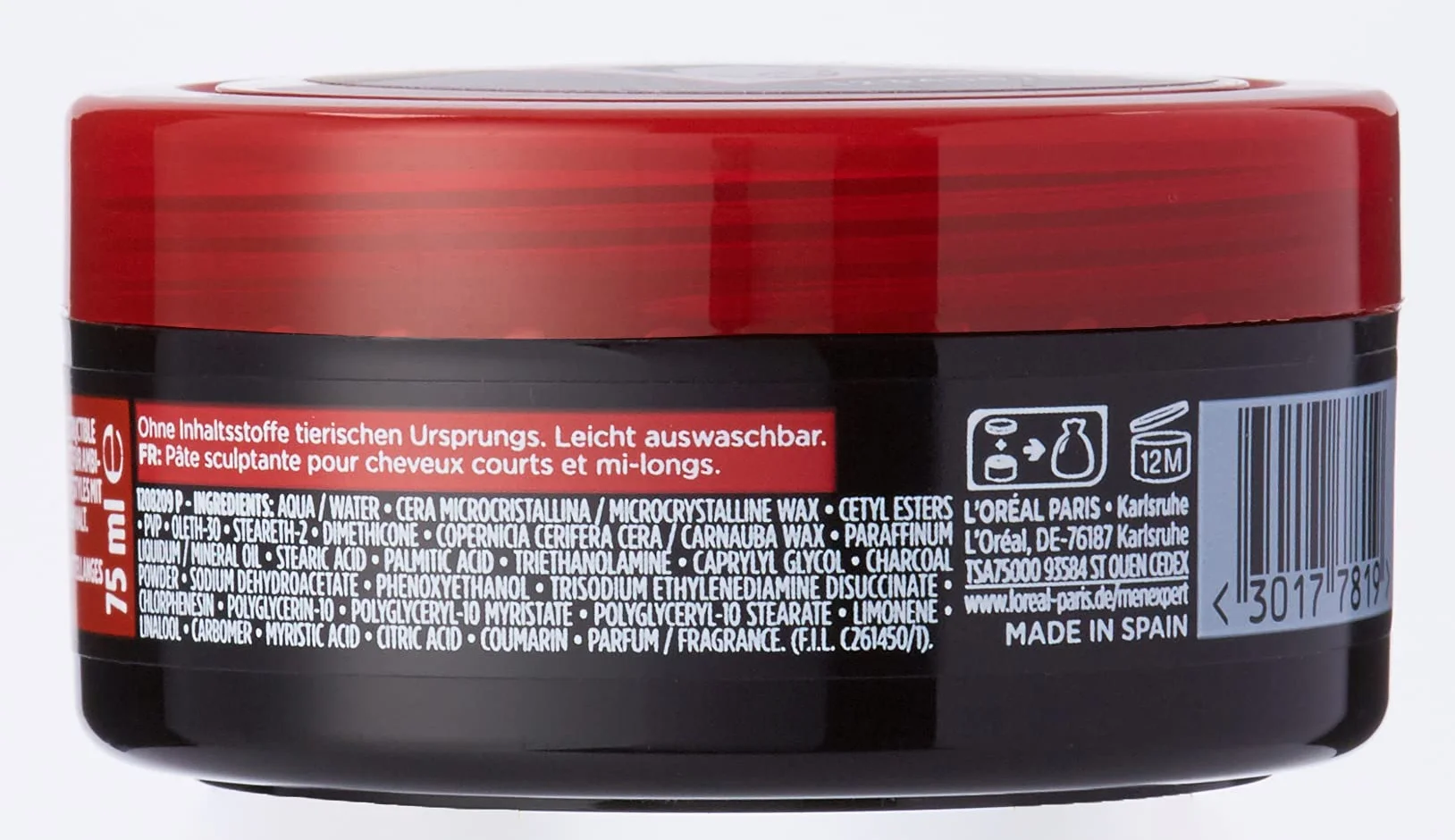L’Oréal Paris Men Expert Pasta do Włosów, 75 ml