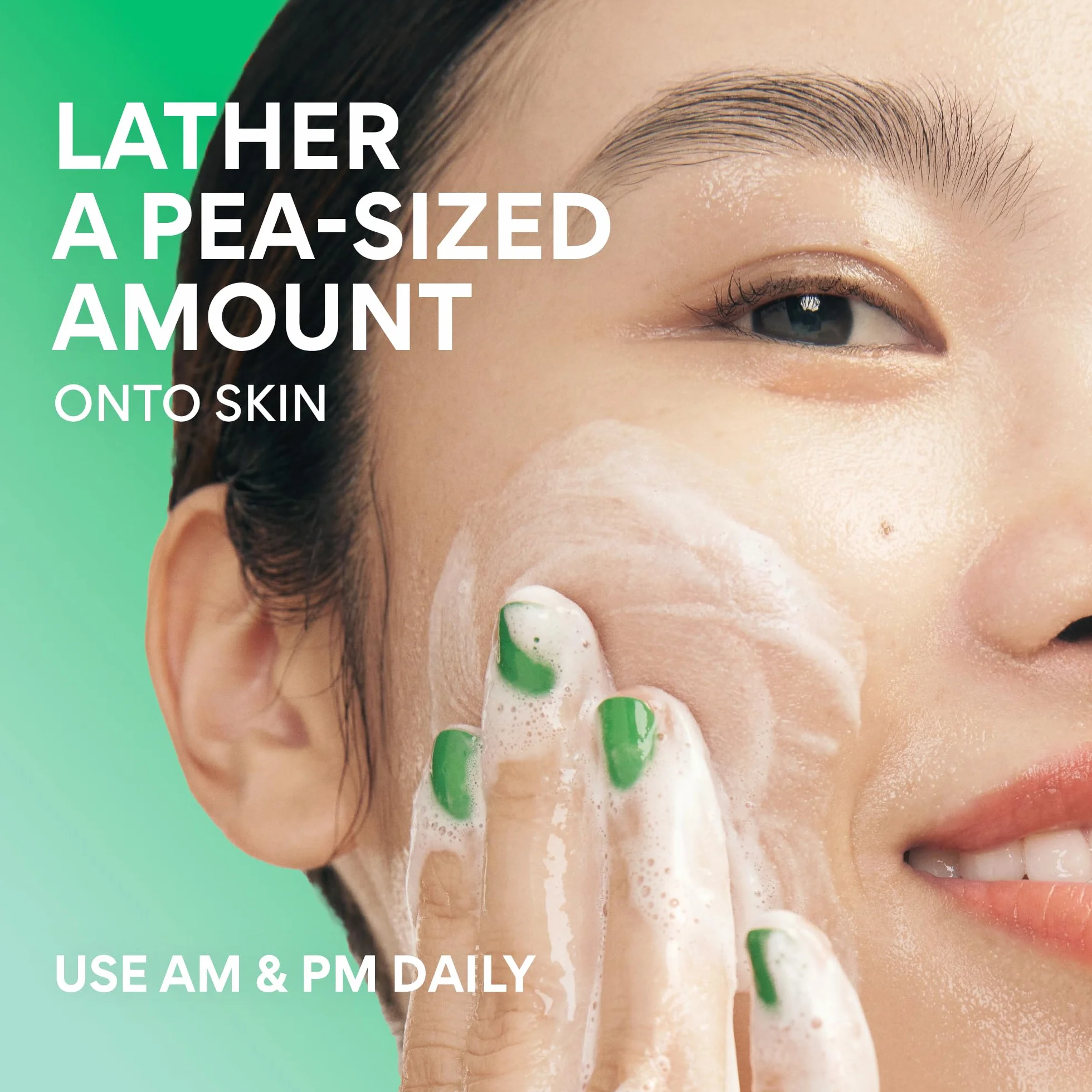 innisfree Zielona amino Amino Pianka oczyszczająca z kwasem siarczanowym, nawilżająca koreańska mycie twarzy z miękką pianką 150 g