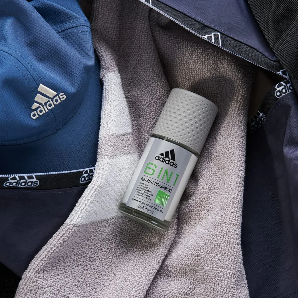 adidas 6 in 1 antyperspirant w kulce dla mężczyzn, 50 ml