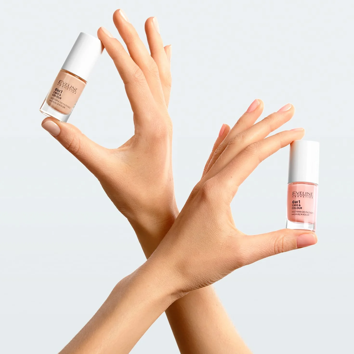 Eveline Cosmetics Nail Therapy Professional Skoncentrowana odżywka do paznokci nadająca kolor 6w1, 5 ml, Rose