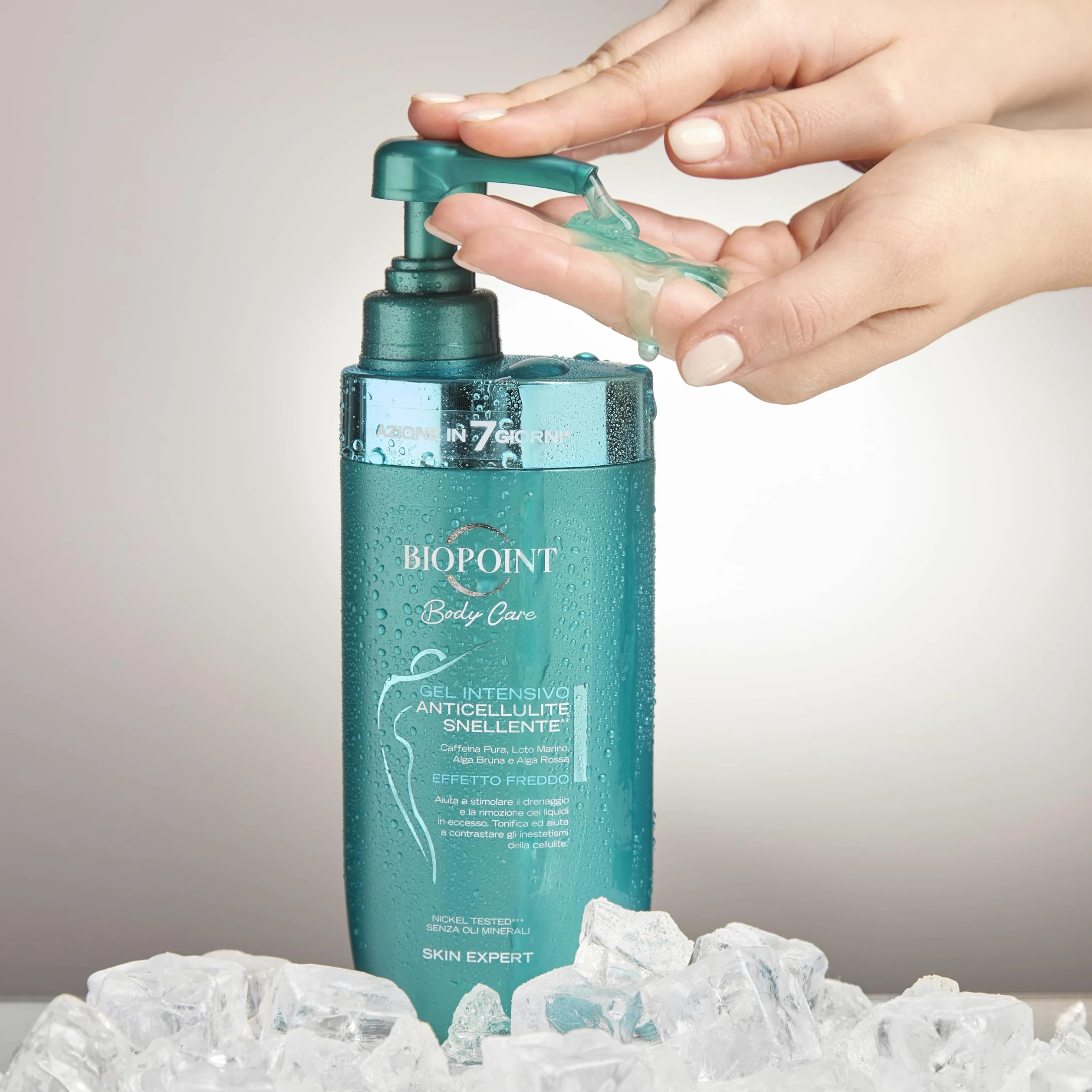 Biopoint - Antycellulitowy intensywny żel do ciała, efekt ujędrniający, osuszający i tonizujący, wspomaga redukcję akumulacji i przeciwdziałanie znieczuleniu, 400 ml