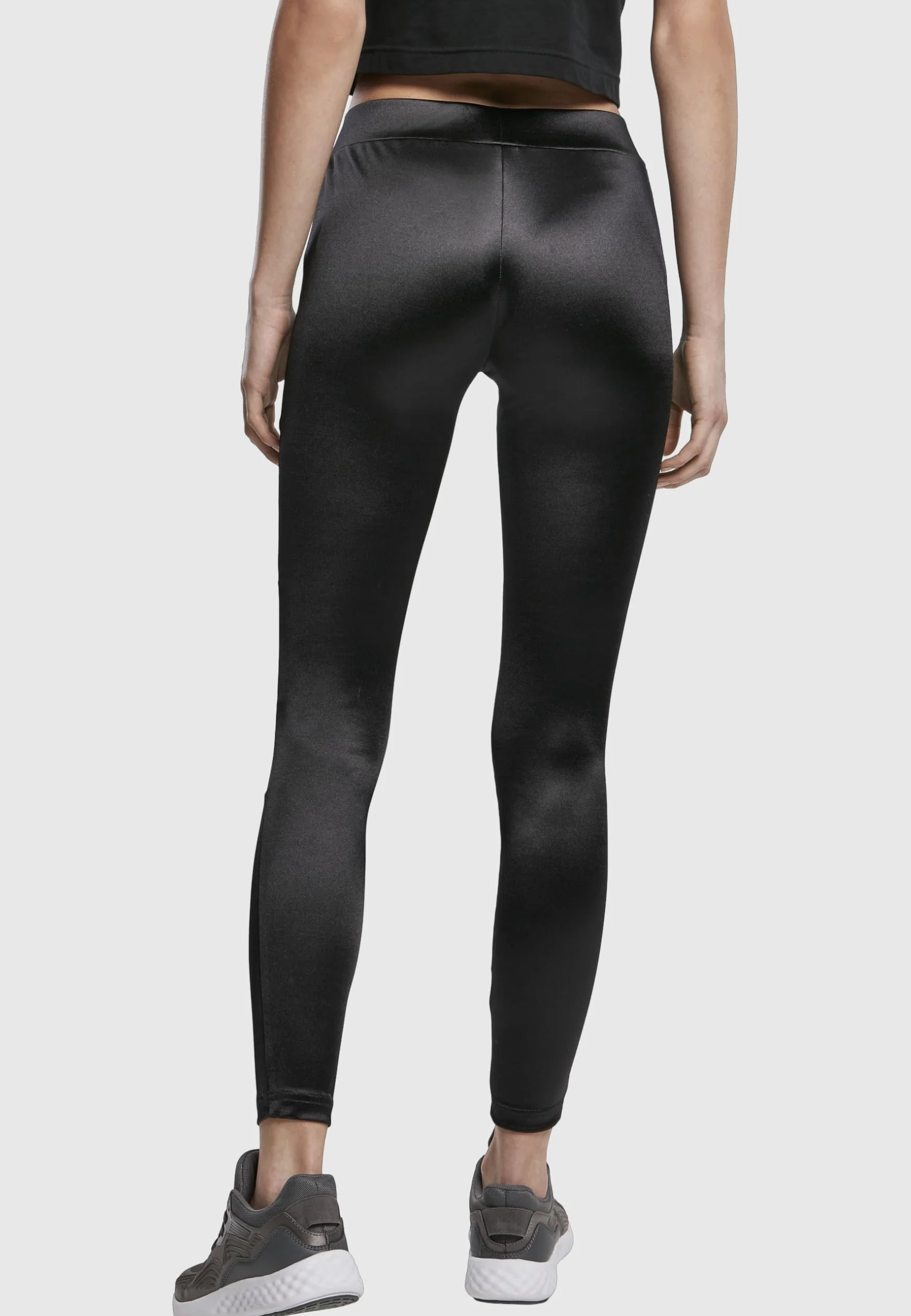 Urban Classics Ladies Shiny Tech Mesh Leggings - Leginsy Kobiety